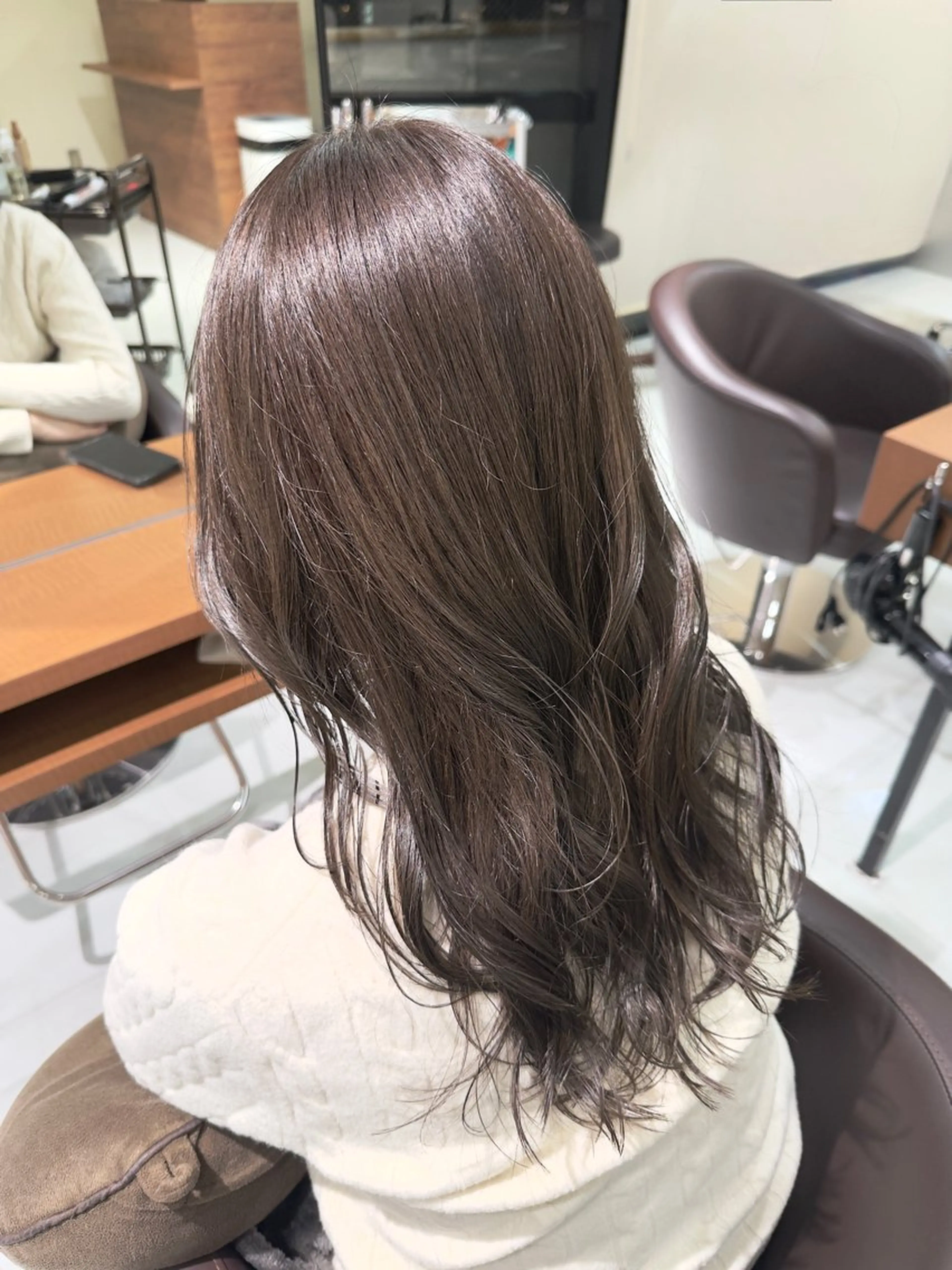 ロング カラー 透明感カラー トリートメント カット ヘアカラー トリートメント 💜カラー/縮毛矯正 /NARUKA💜のヘアスタイル