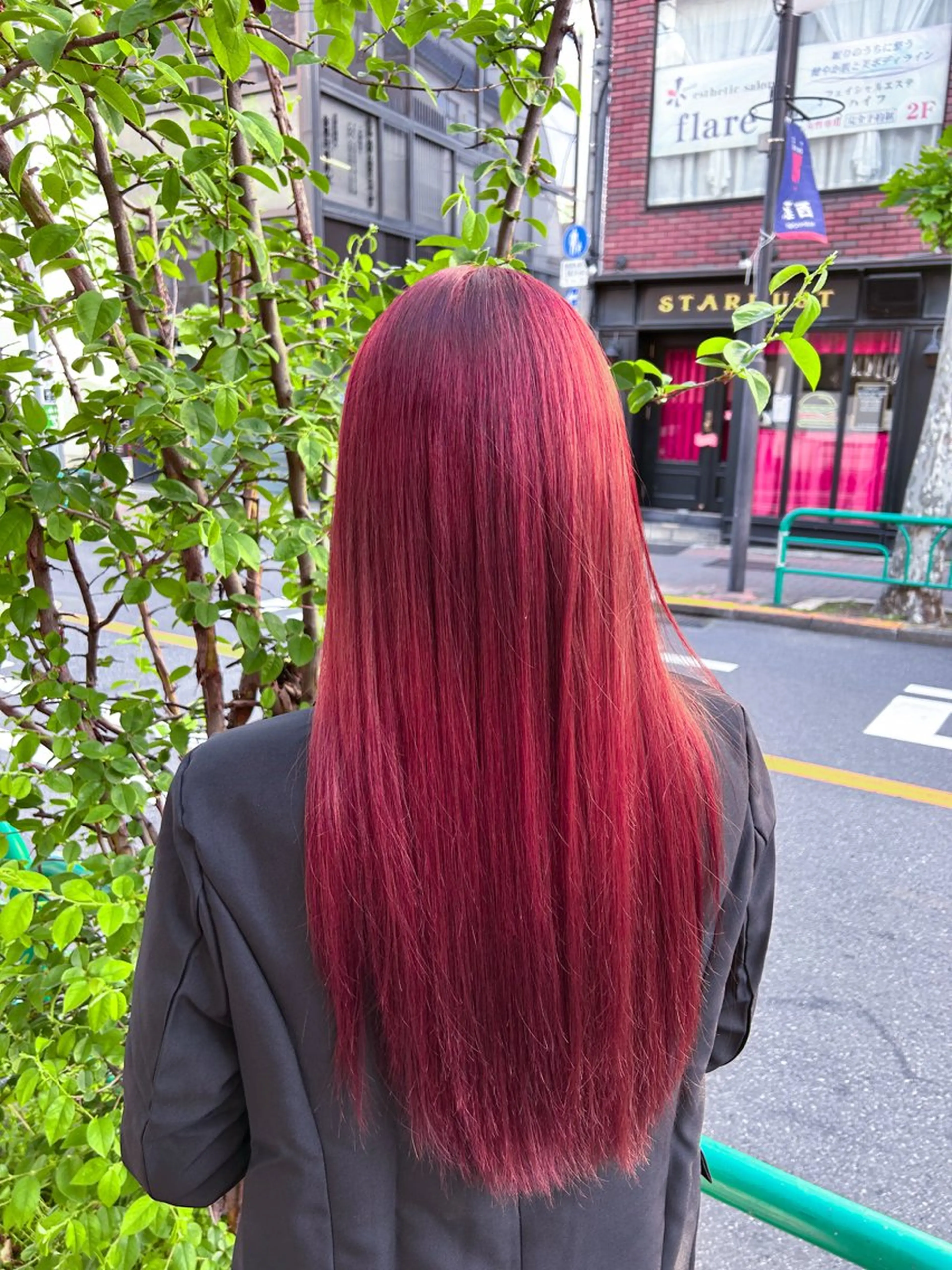 ロング カット ヘアカラー トリートメント 生活が楽になる縮毛/ ブリーチなしカラーのヘアスタイル