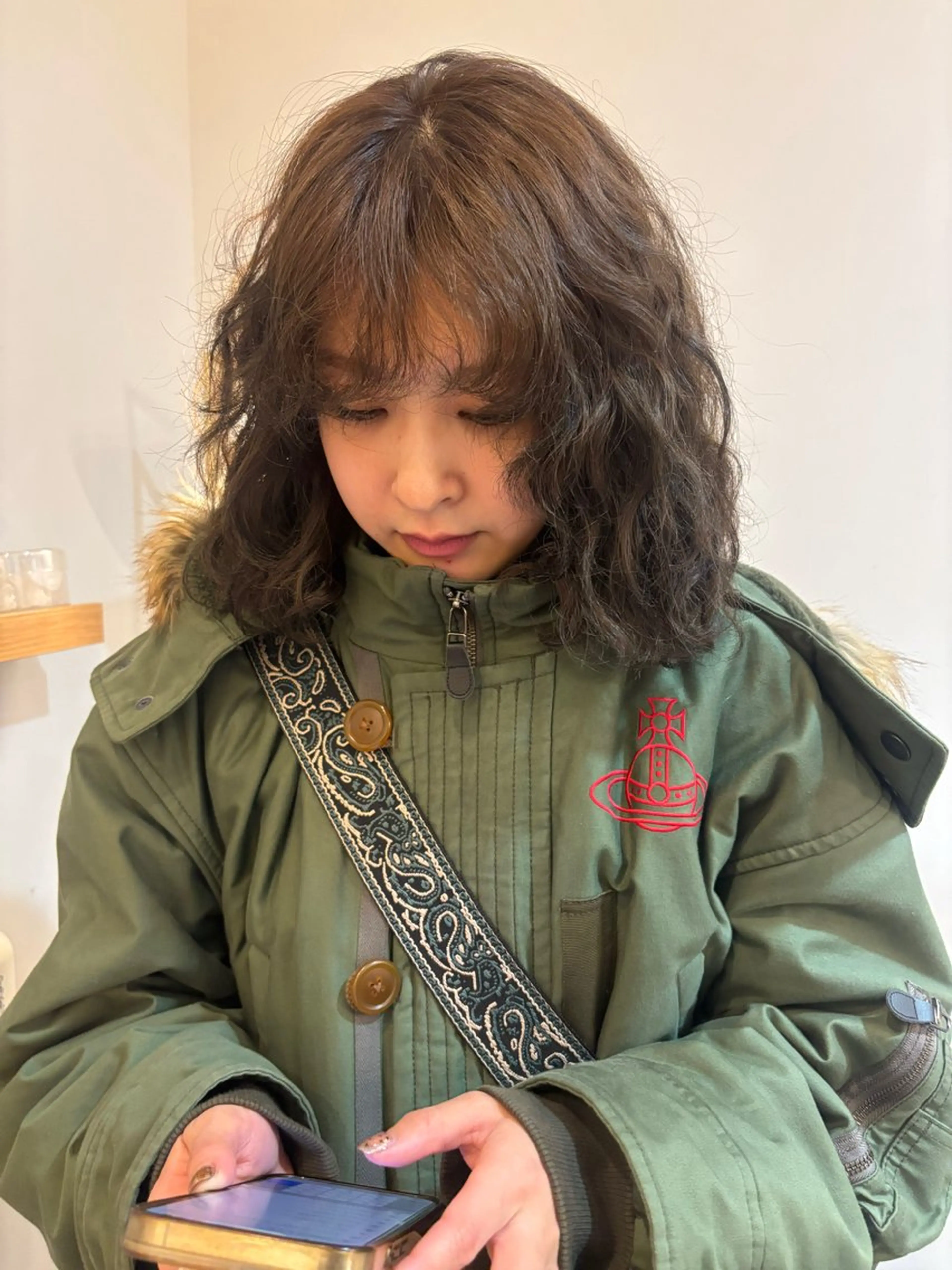 カラー パーマ カット ヘアカラー トリートメント ブリーチなしカラー/ パーマ/おとは🦖♡のヘアスタイル