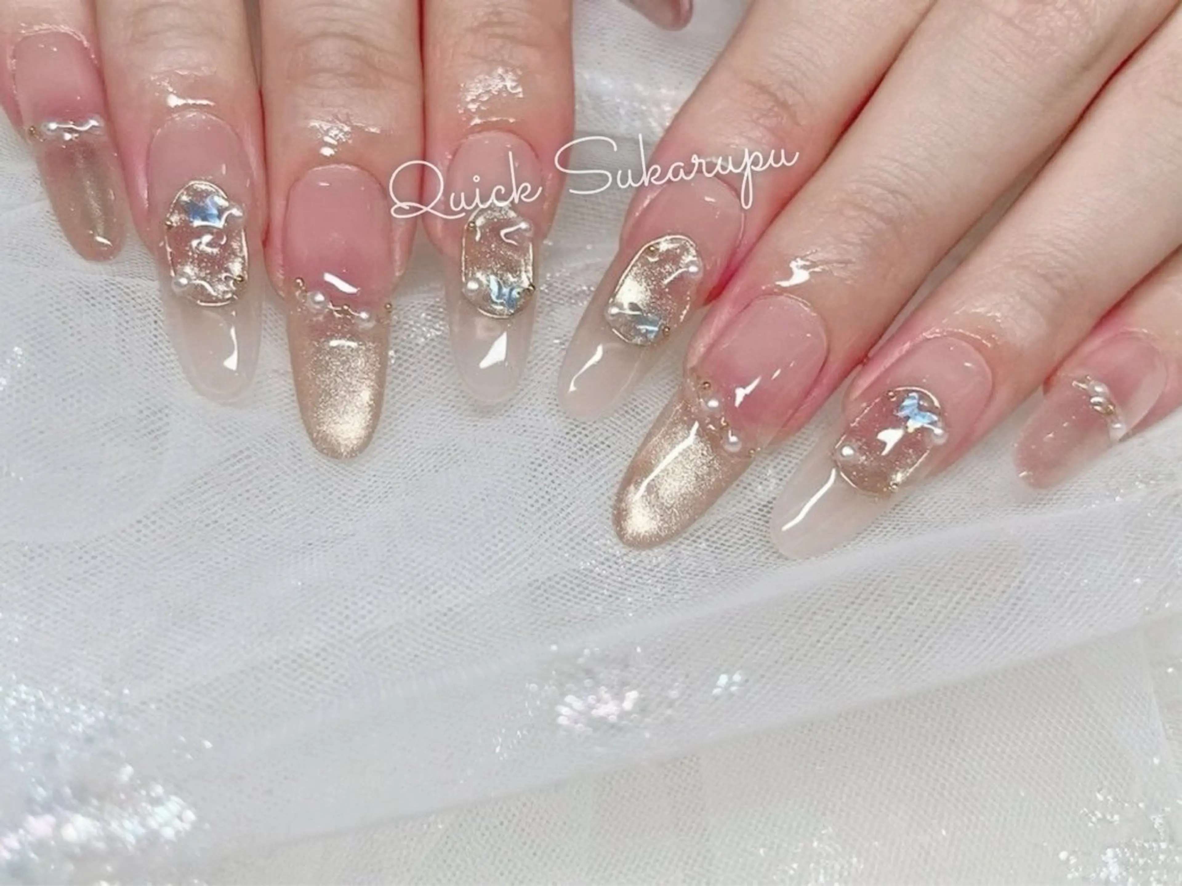 ロング Quick Sukarupu 高田馬場店所属・Quick Sukarupuのネイルデザイン