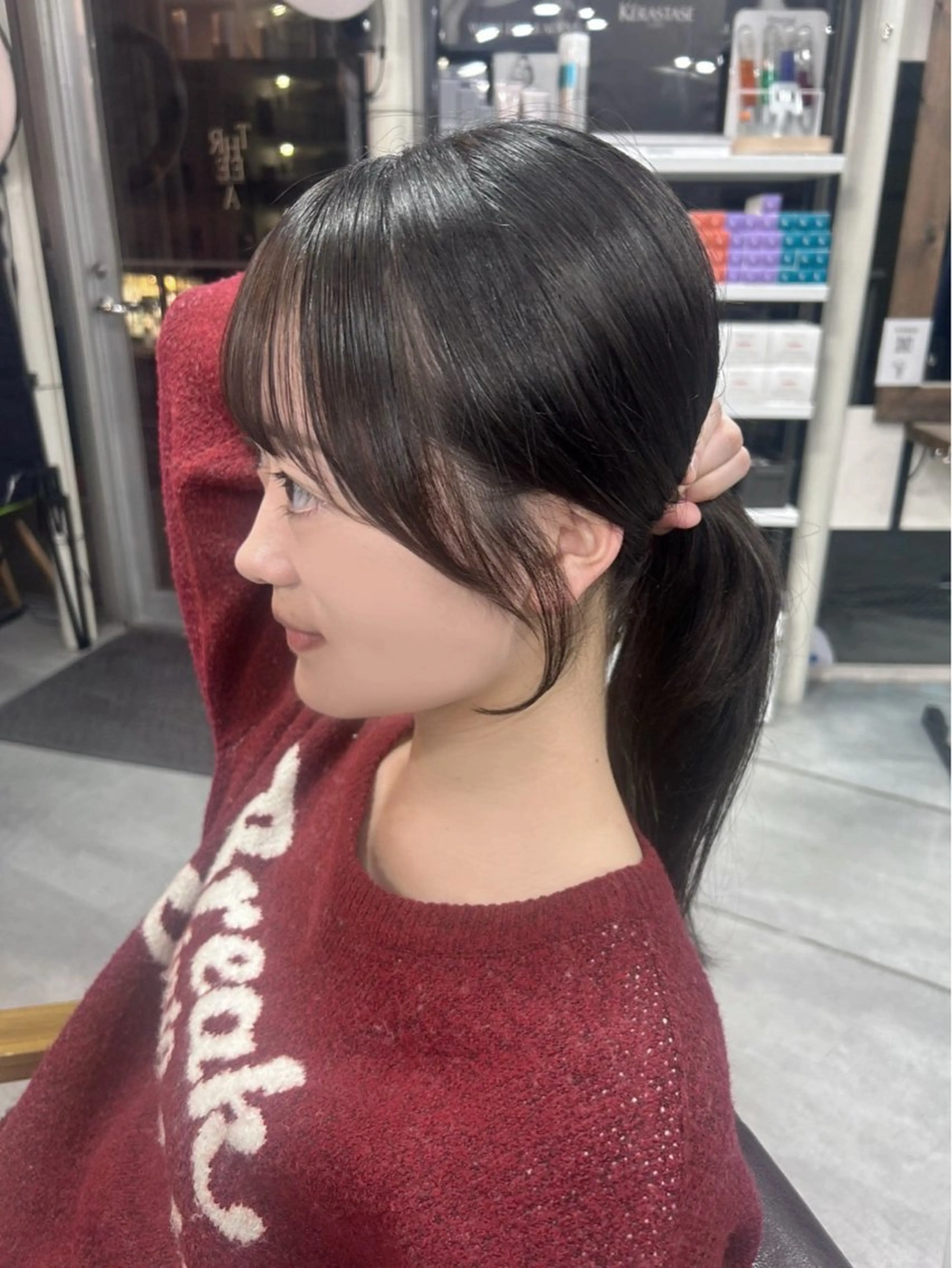 カット ハイトーン×艶カラー 🤍MIZUKIのヘアスタイル