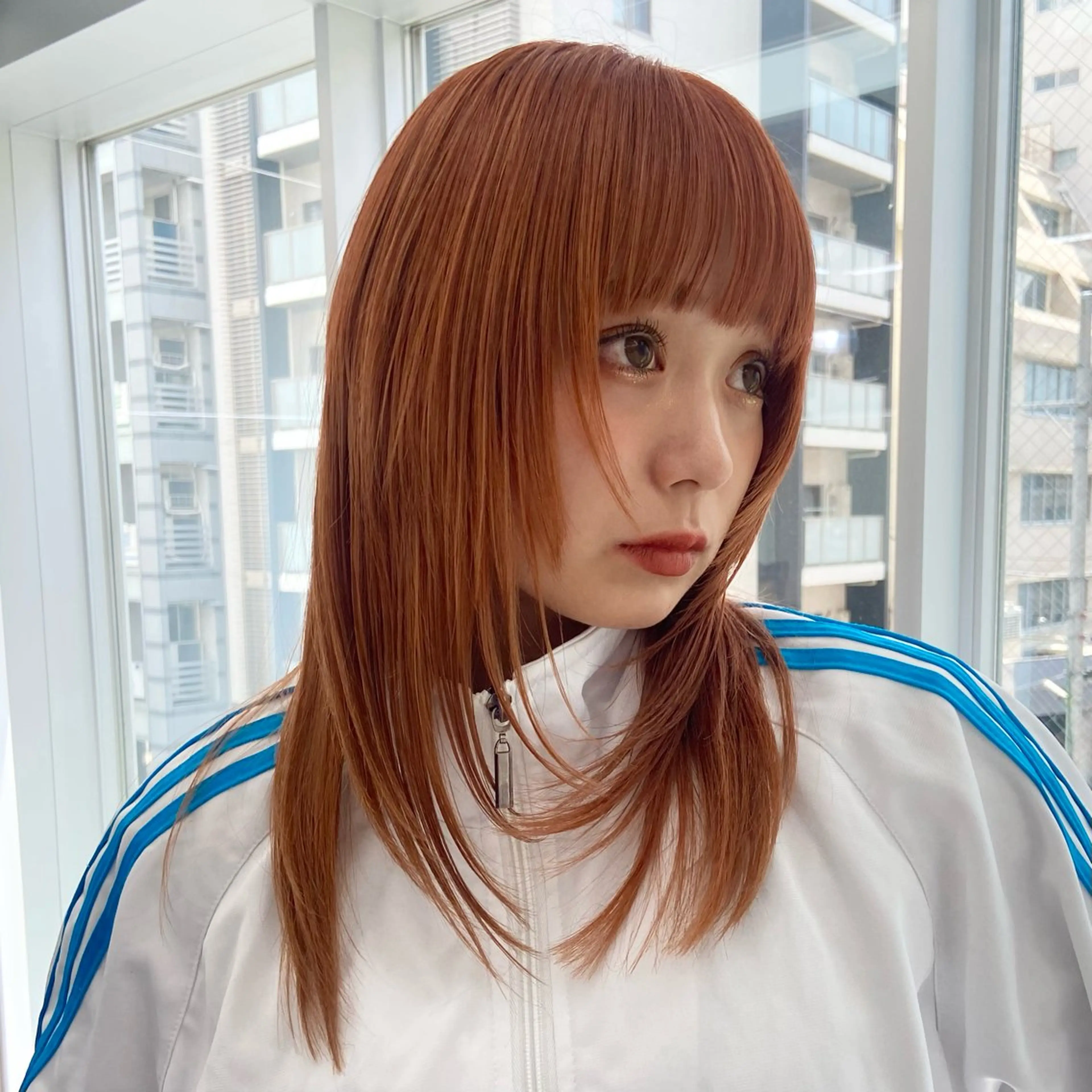 セミロング カラー カット ヘアカラー ダブルカラー 🌙ｃｈｉｎａｒｉのヘアスタイル