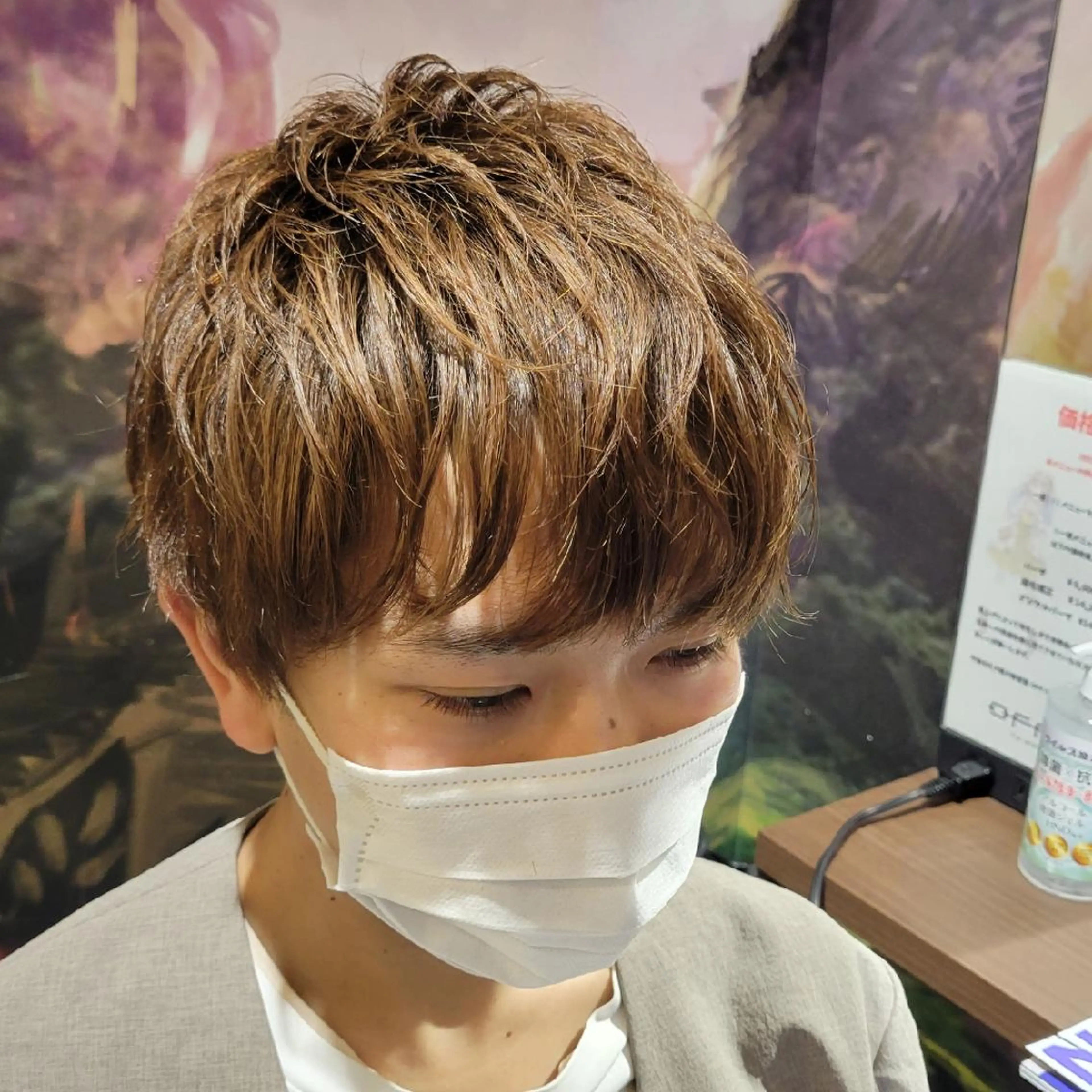 ヘアアレンジ メンズ ショート 伊藤 史哉のヘアスタイル