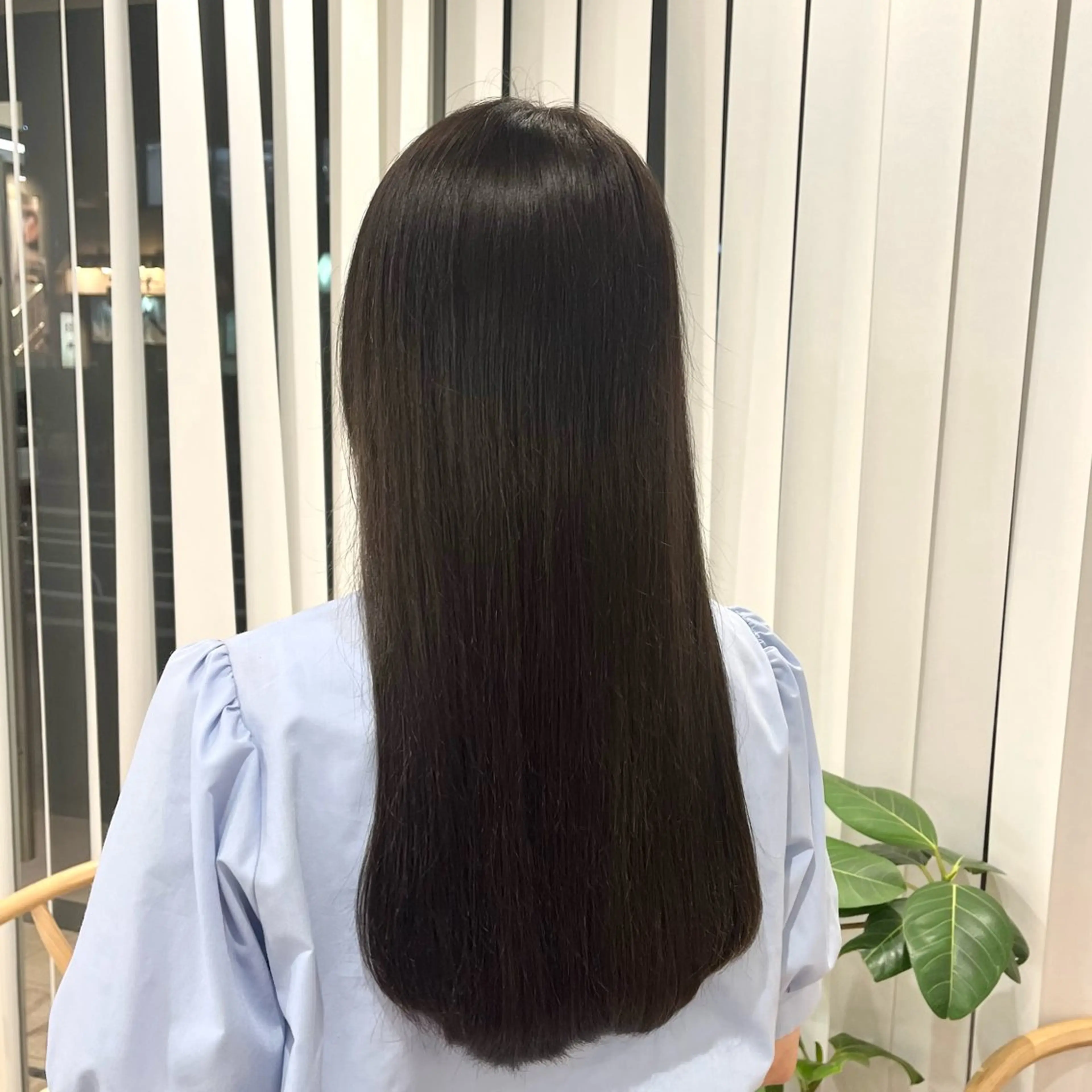 ロング カラー 縮毛矯正 トリートメント 🐰あみ【艶カラー/ 縮毛矯正】🫧のヘアスタイル