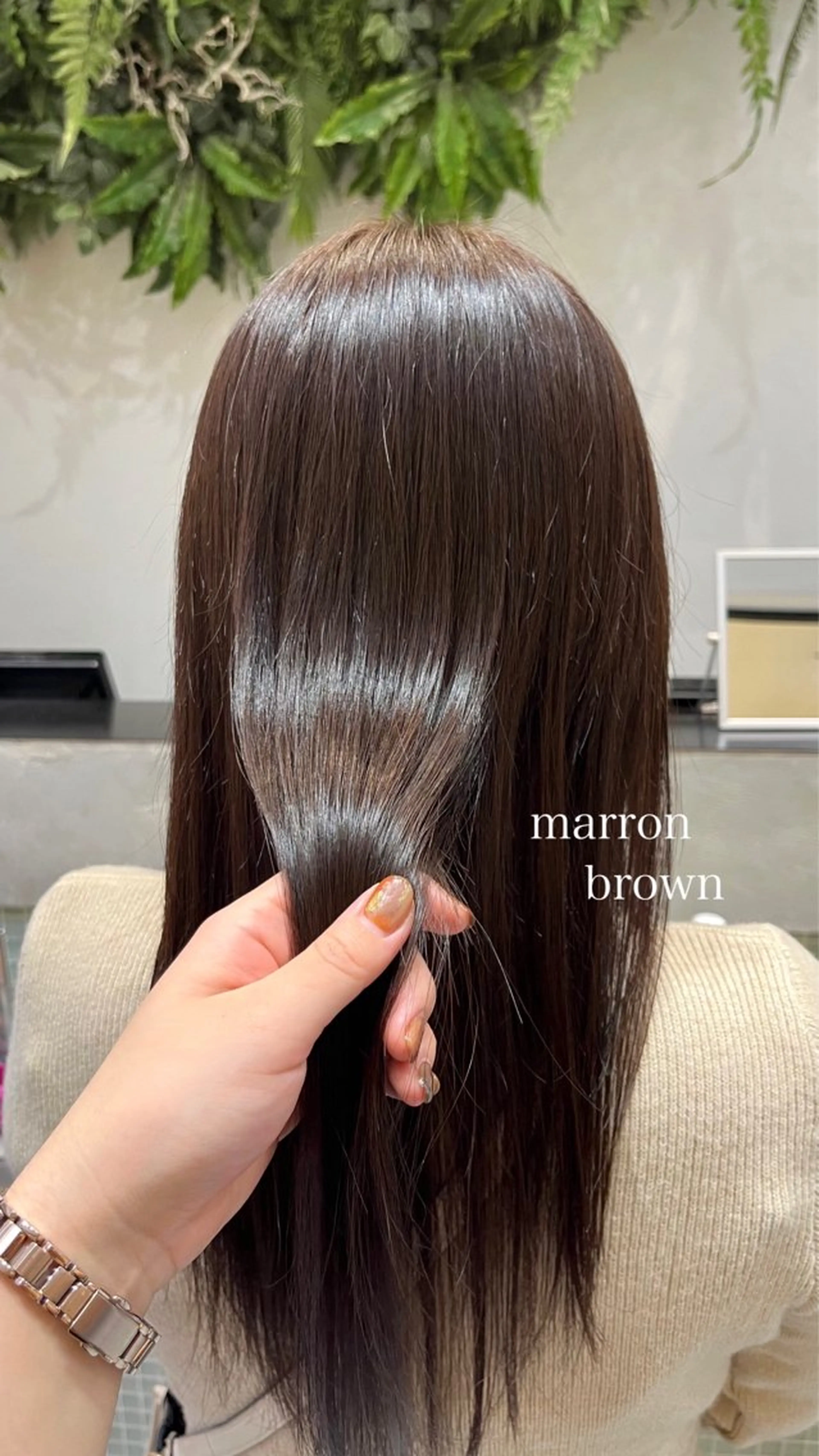 カラー ブラウンカラー マロンブラウン かわいいを＋🎀𖤐 上品hair/ 星愛のヘアスタイル