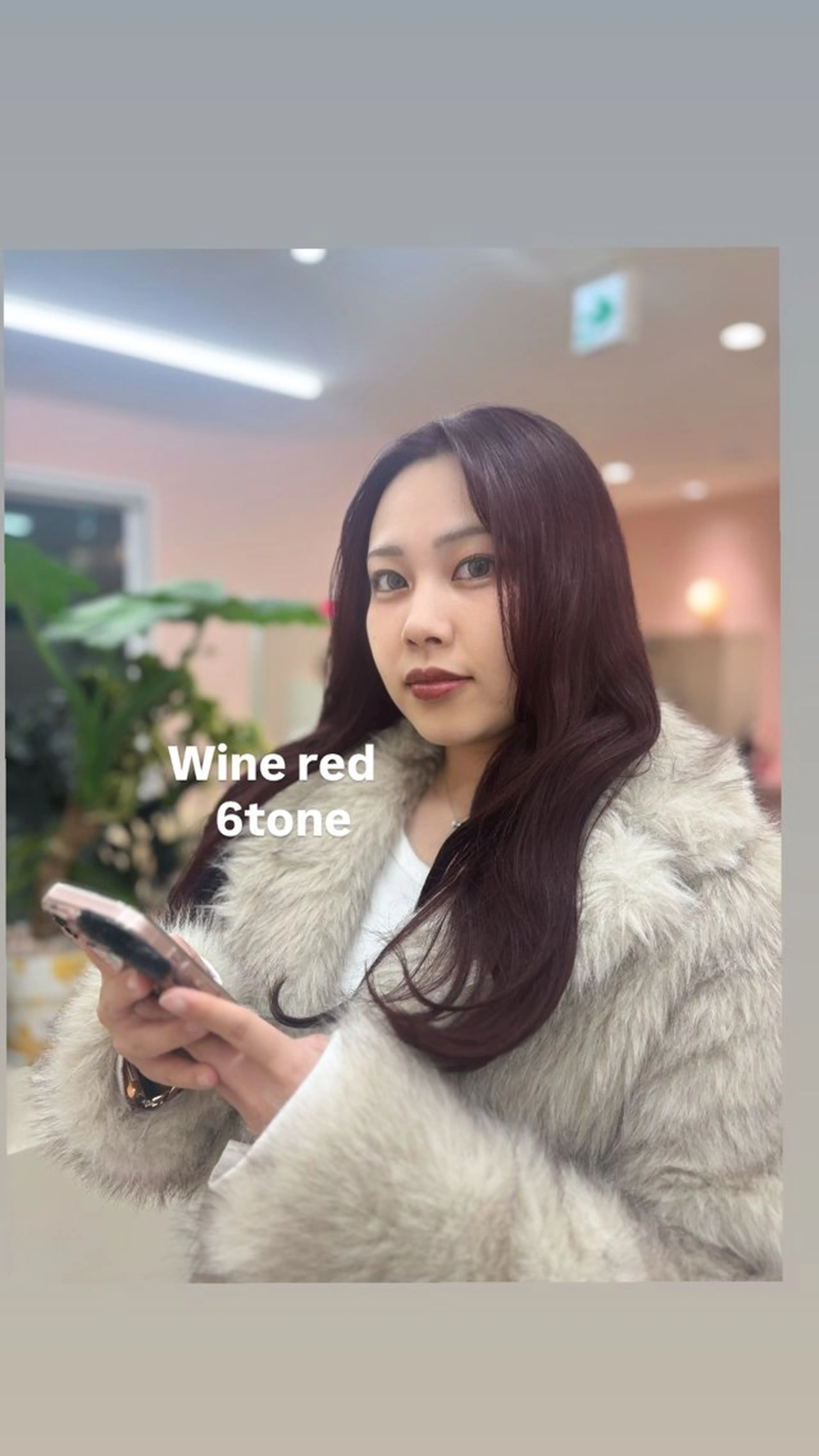 カラー グレージュ🩶 白髪育成🎀ヒナのヘアスタイル