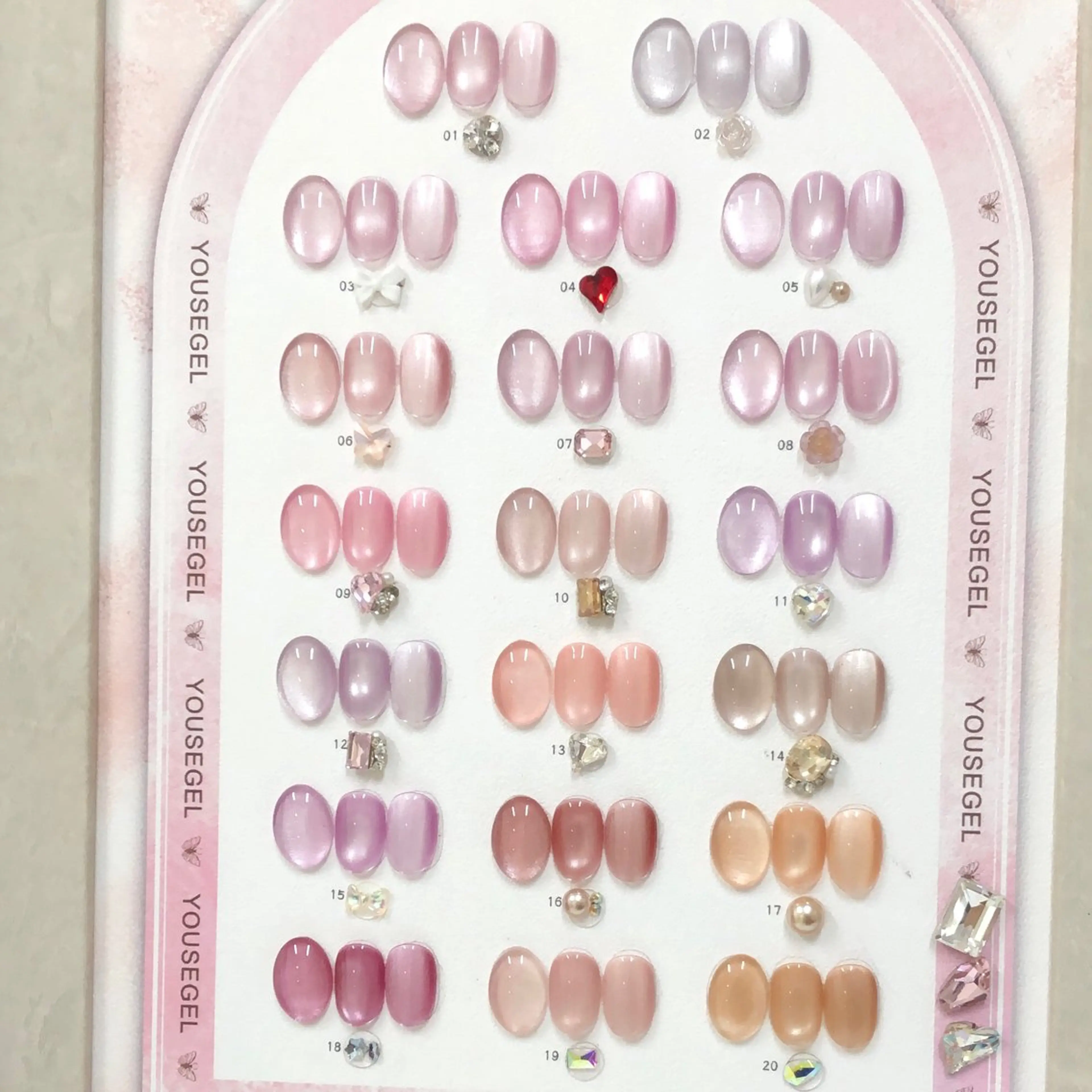 ネイル マグネットネイル オフィスネイル ワンカラーネイル ピンク シンプルネイル ハンドネイル Salon GEM(ジェム)のネイルデザイン