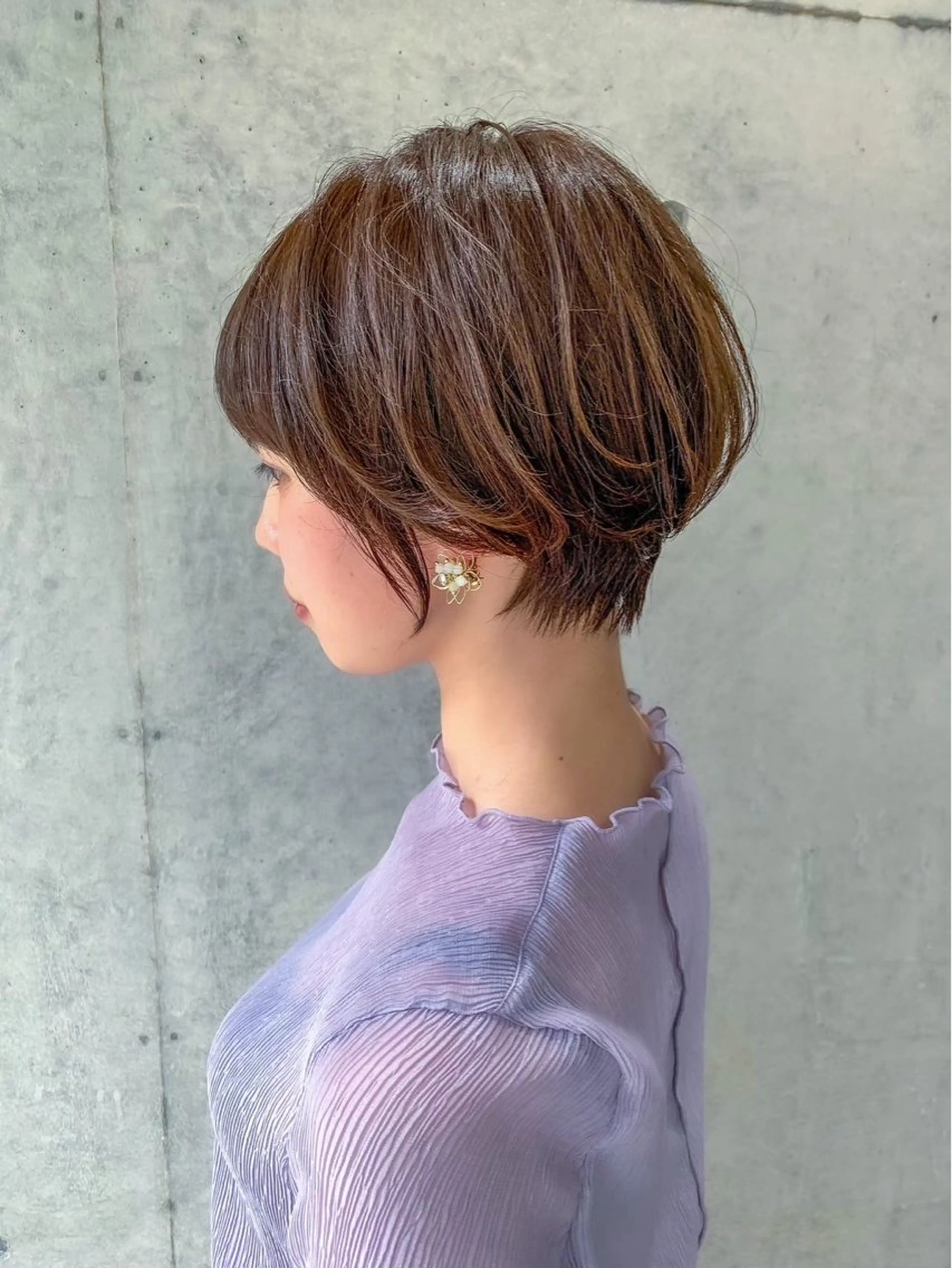 ショート ショートヘア 小顔カット カット ヘアカラー トリートメント ヘッドスパ taiga レイヤー /髪質改善/矯正🌈のヘアスタイル
