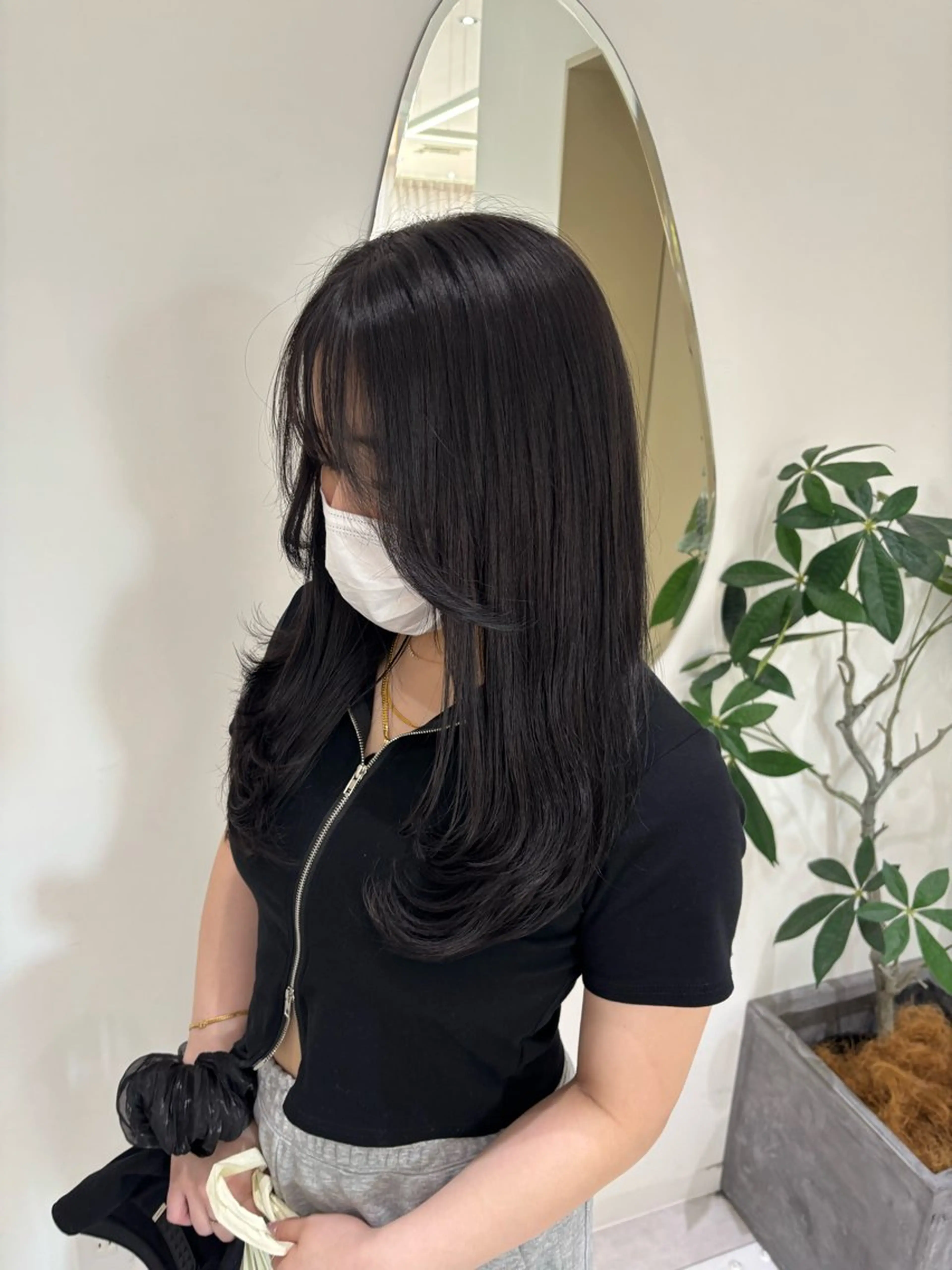 カラー ヘアカラー トリートメント zina karin୨୧˙˳⋆のヘアスタイル