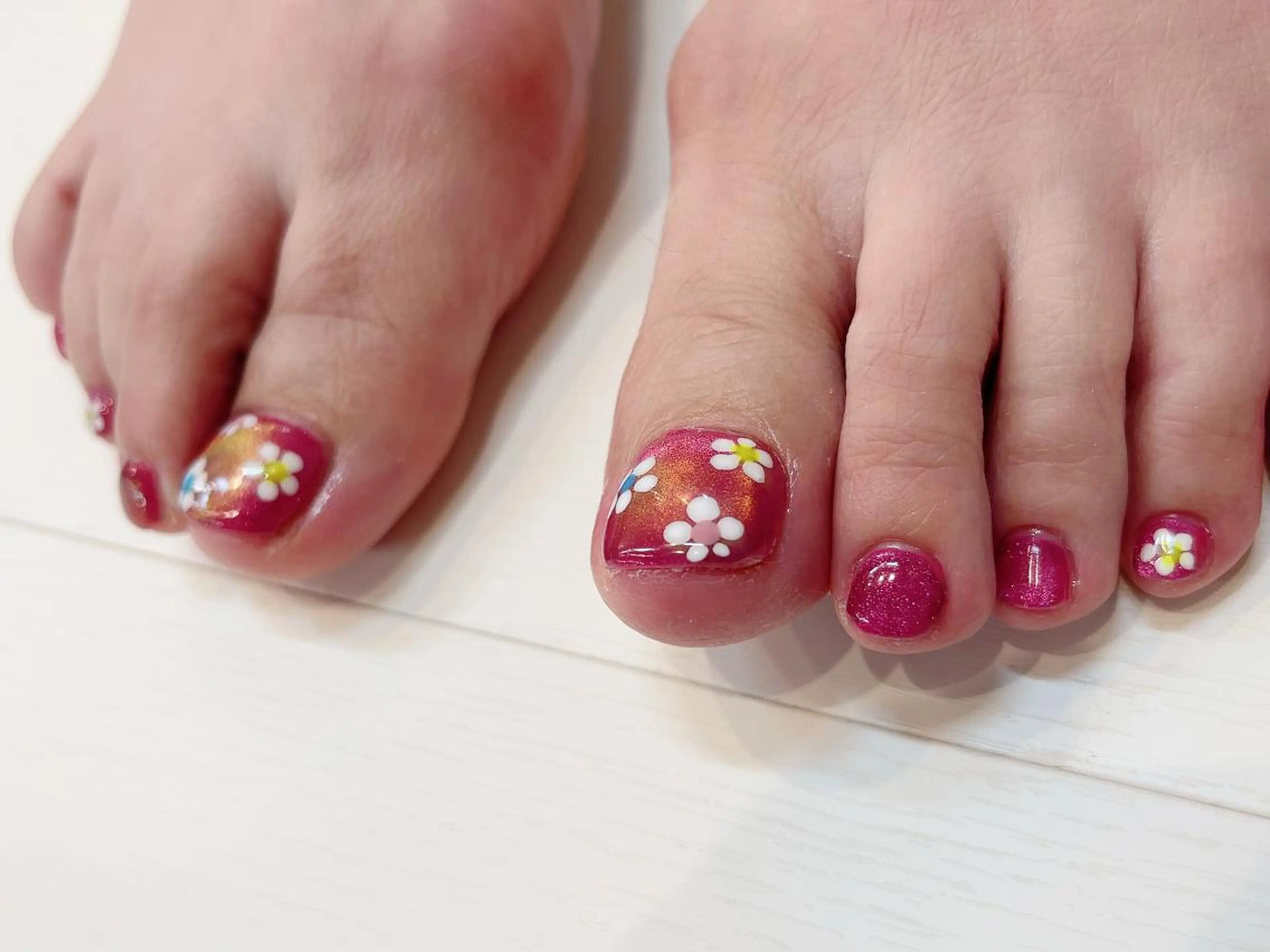 ネイル アートネイル フットネイル あおやぎ ゆきこのネイルデザイン