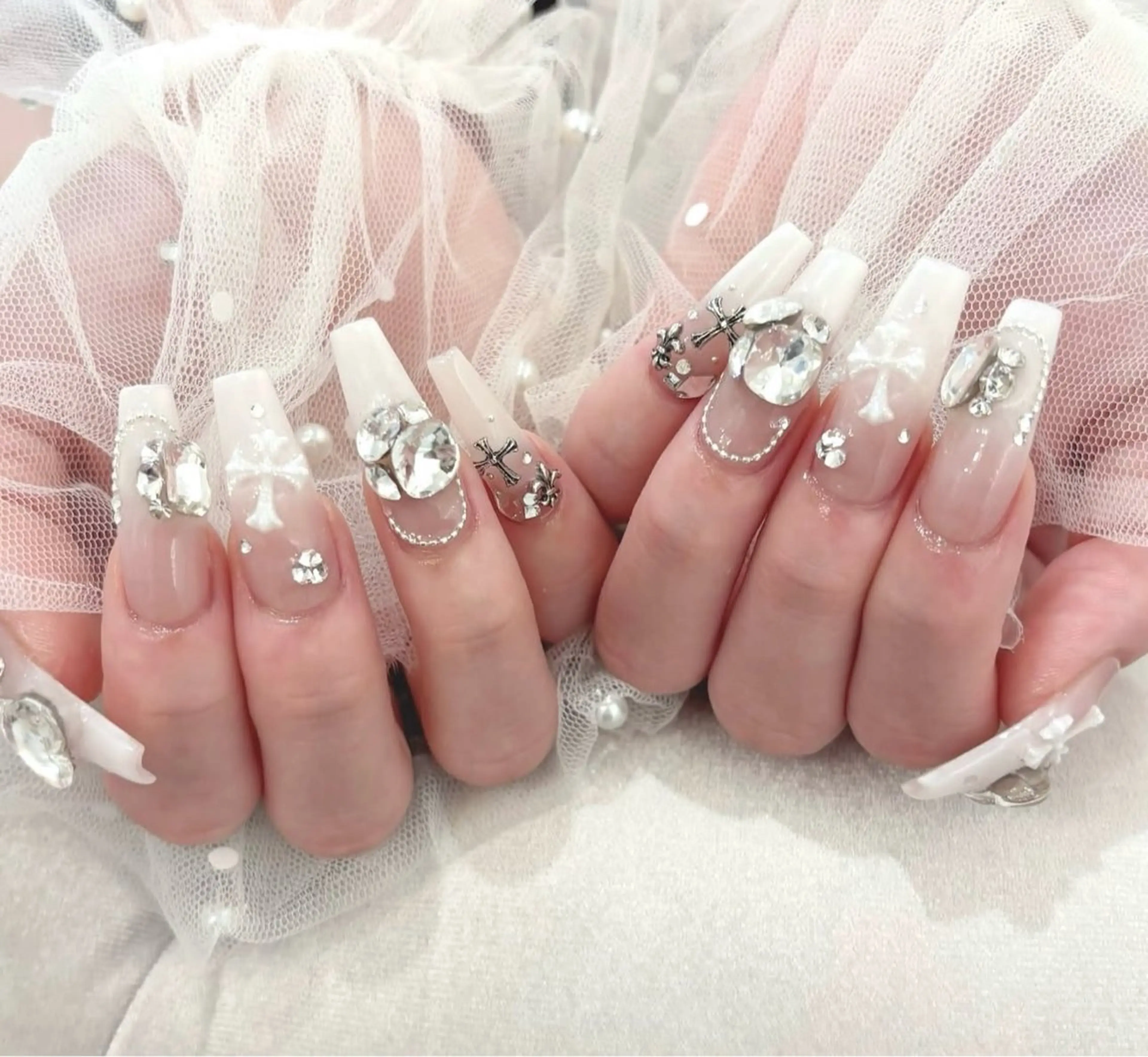 ネイル 長さ出し Mi nailsのネイルデザイン
