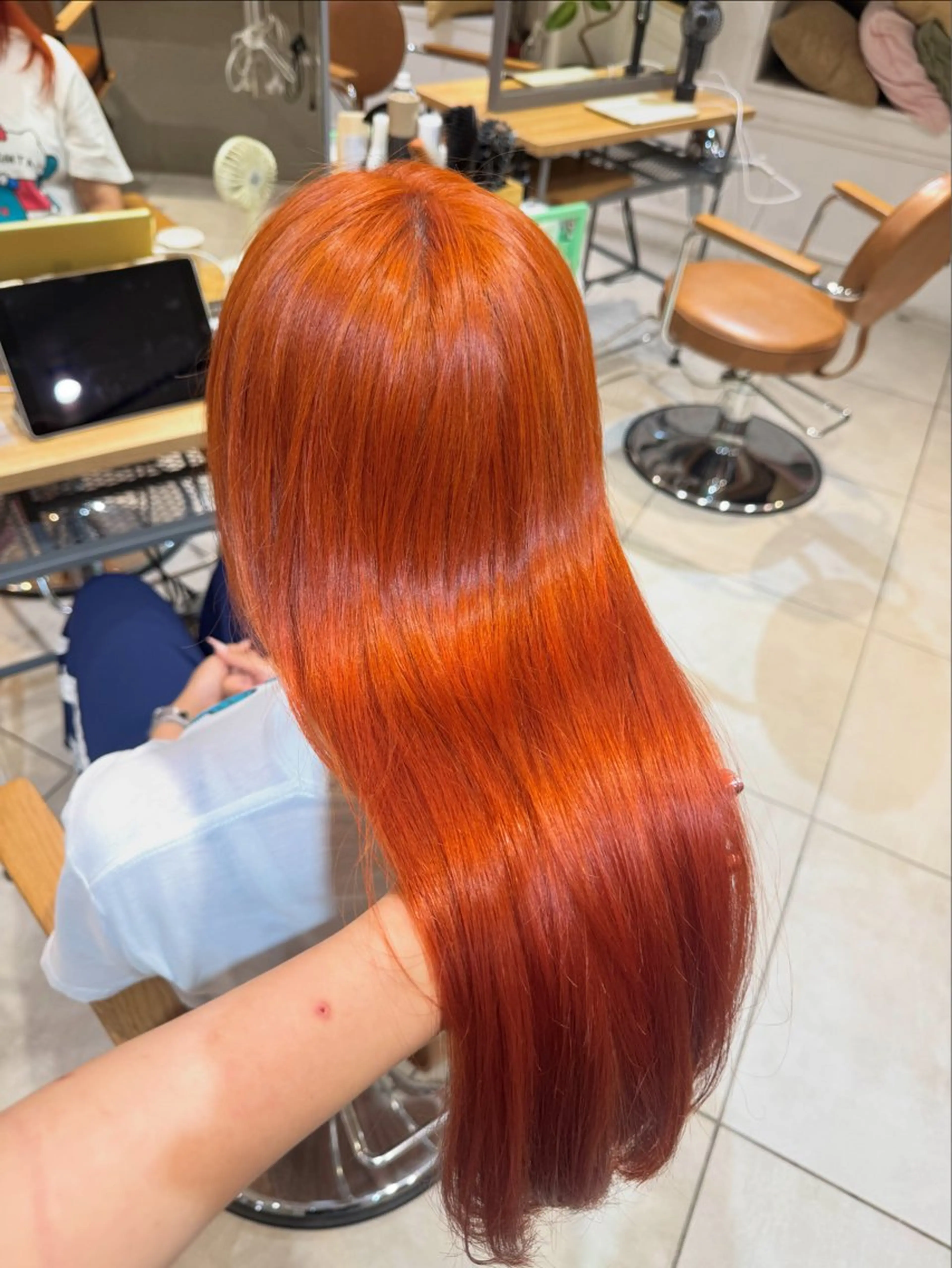 セミロング カラー ヘアカラー 🫧艶カラー/ダブル カラー♡/桜🌸のヘアスタイル