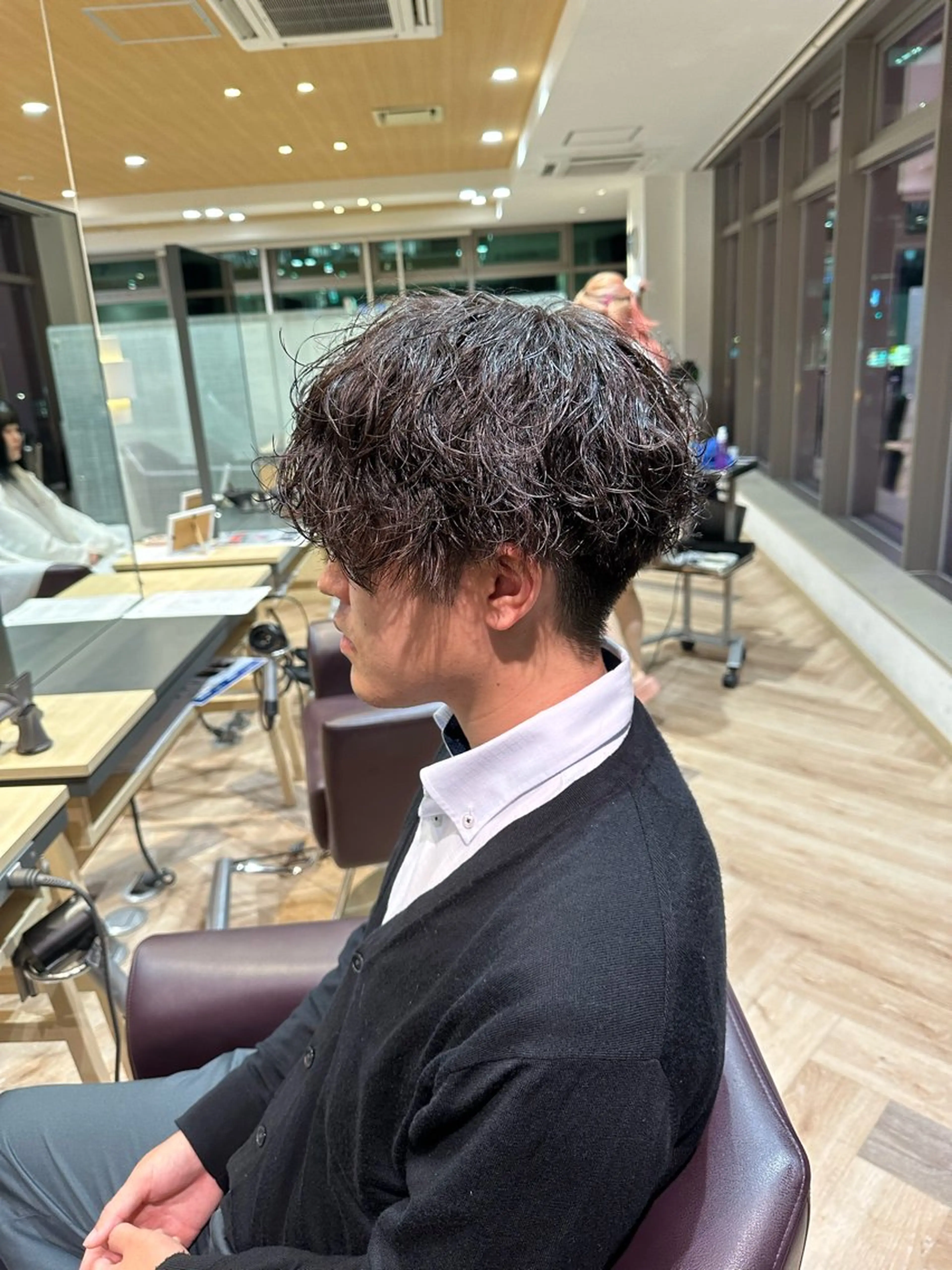 メンズ メンズ特化/フェザー /パーマ/伊勢元のヘアスタイル