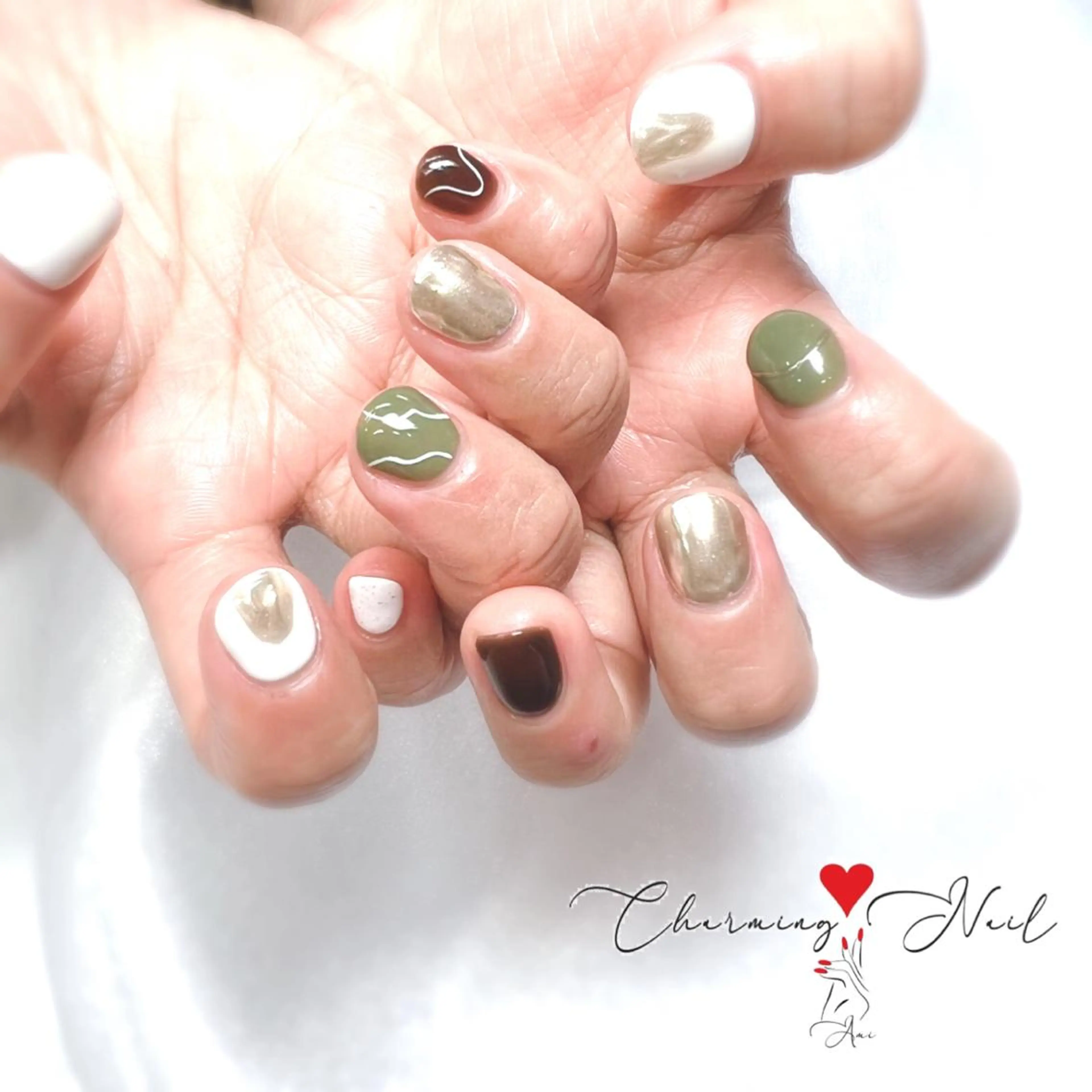 ネイル ミラーネイル 持ち込み ニュアンスネイル Nailist Amiのその他イメージ