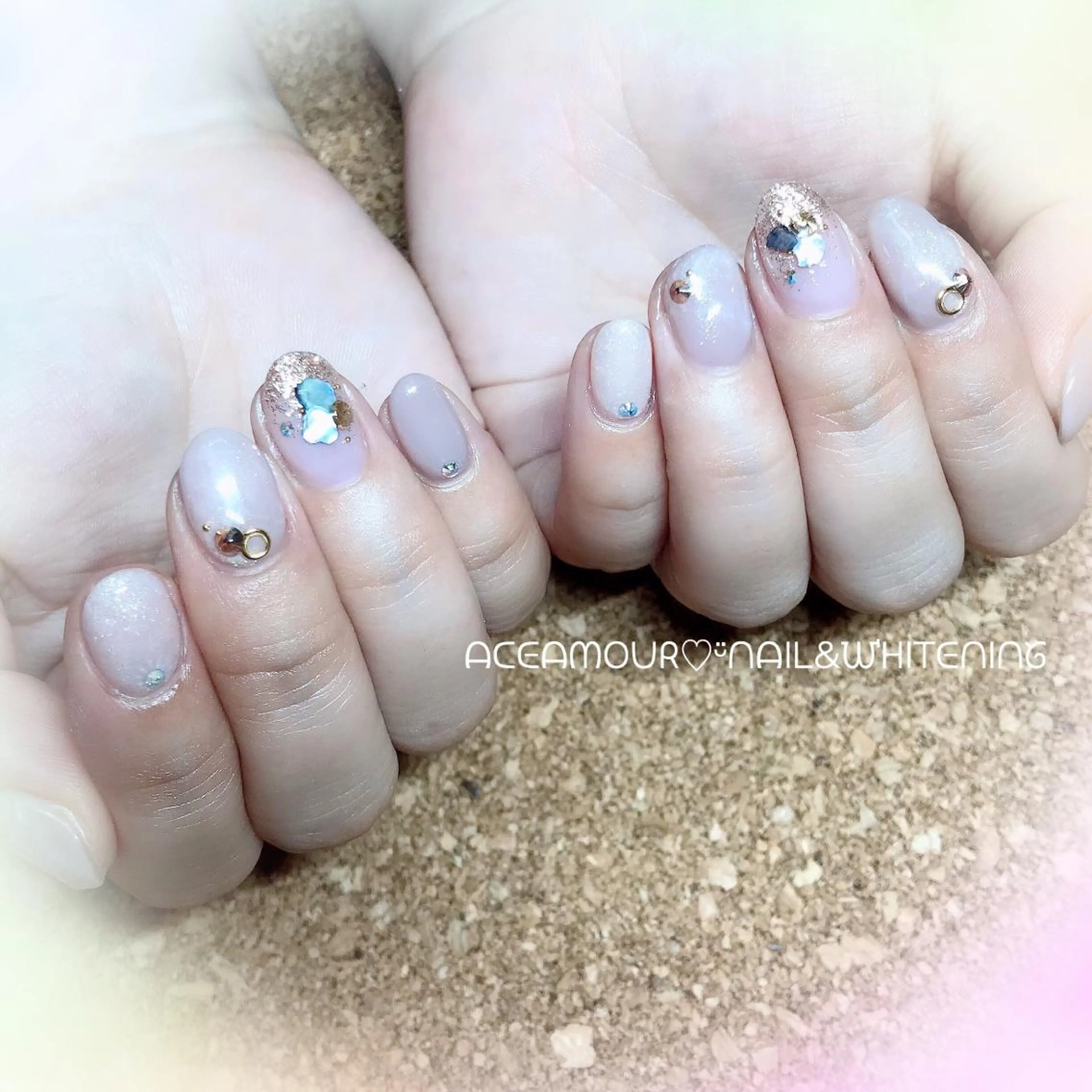 ネイル ネイル/耳つぼ /新ホワイトニングのネイルデザイン