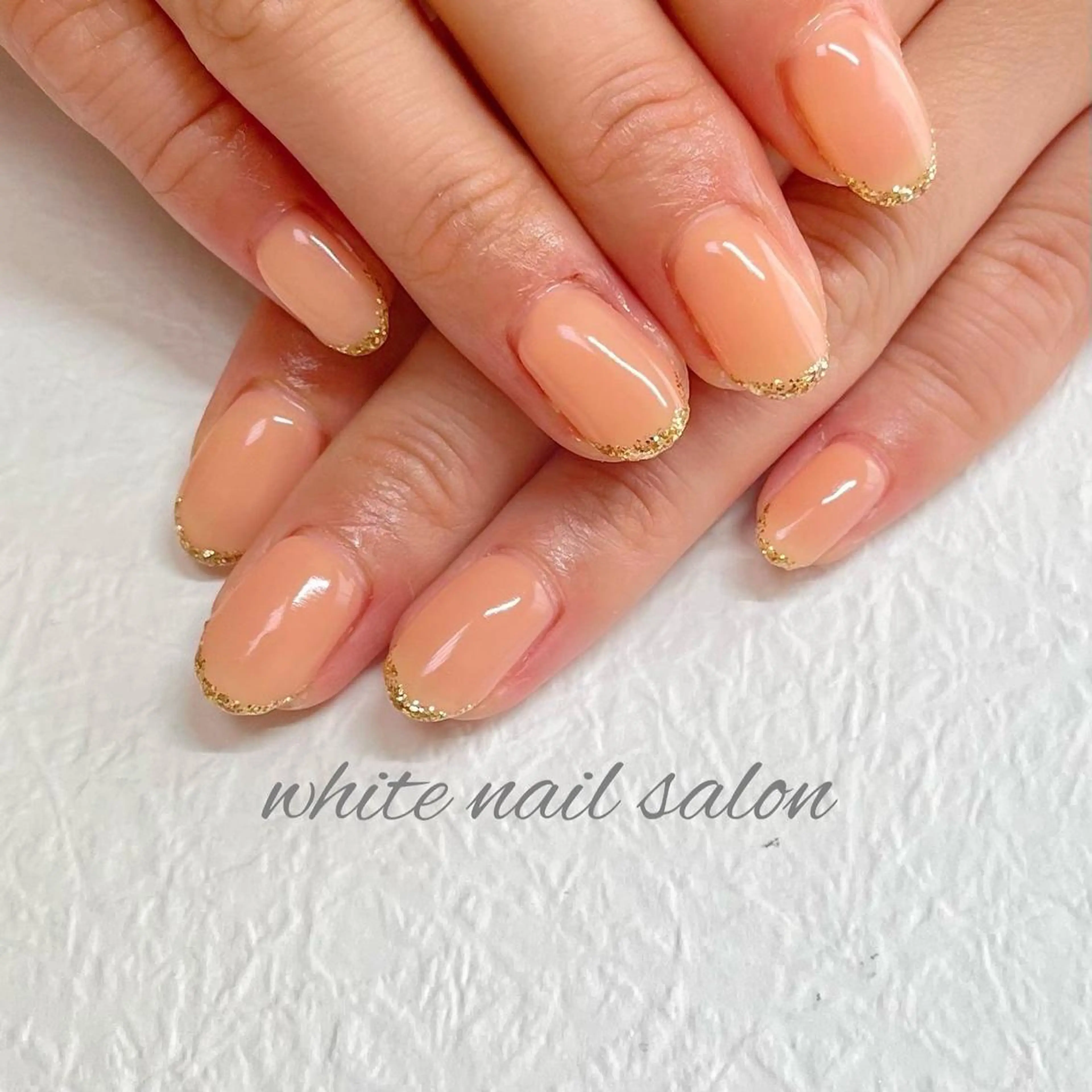 ネイル フットネイル ジェルネイル ハードジェル ラメ(グリッター) 持ち込み ハンドネイル white nail salonのネイルデザイン