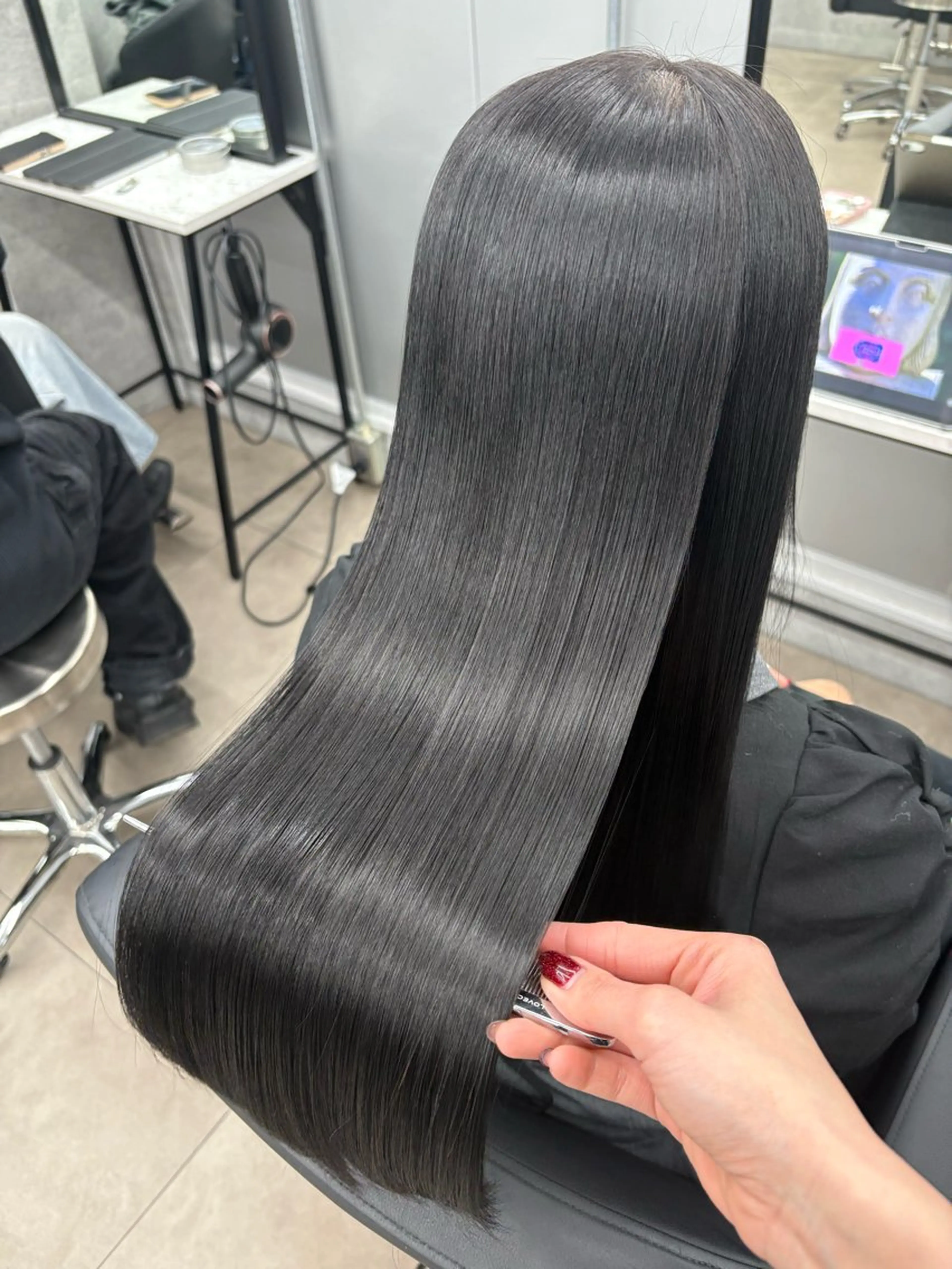 ロング カラー 髪質改善/ﾚｲﾔｰ ｶｯﾄ/店長/原島のヘアスタイル