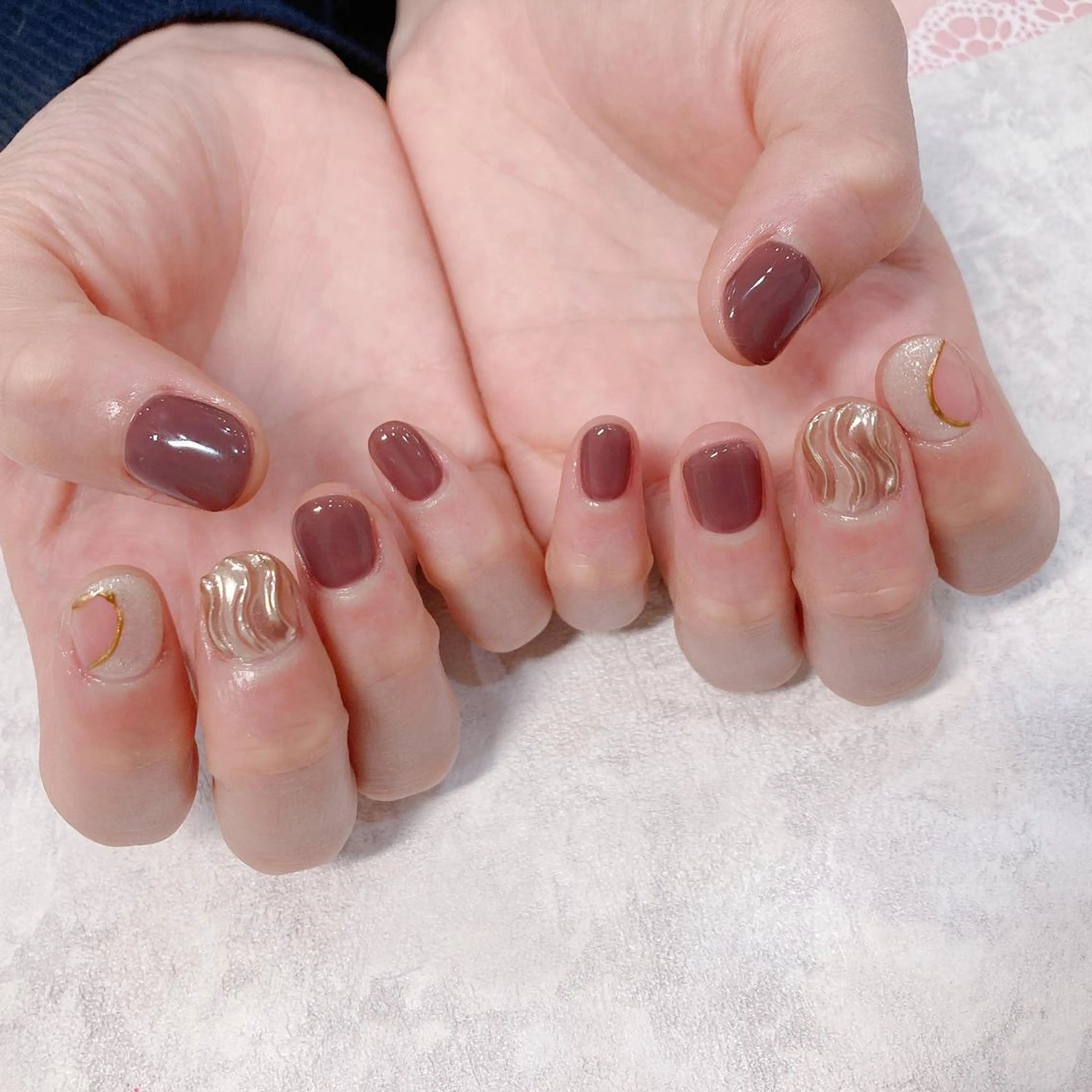 ネイル バニーアイズ　ネイル ニューオータニ博多店のネイルデザイン