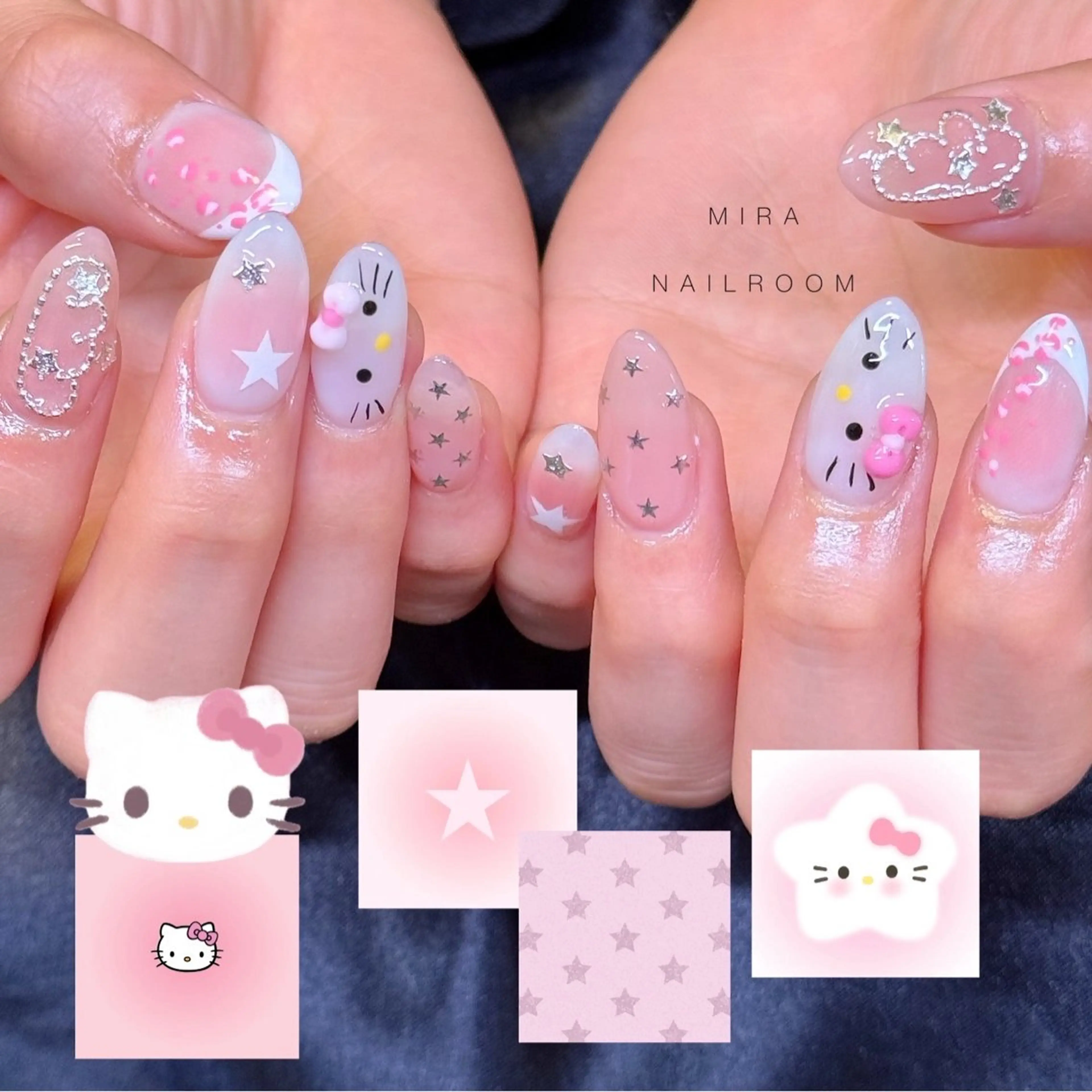 ネイル 長さ出し MIRA NAILROOM SALON所属・MIRA NAILROOMのネイルデザイン