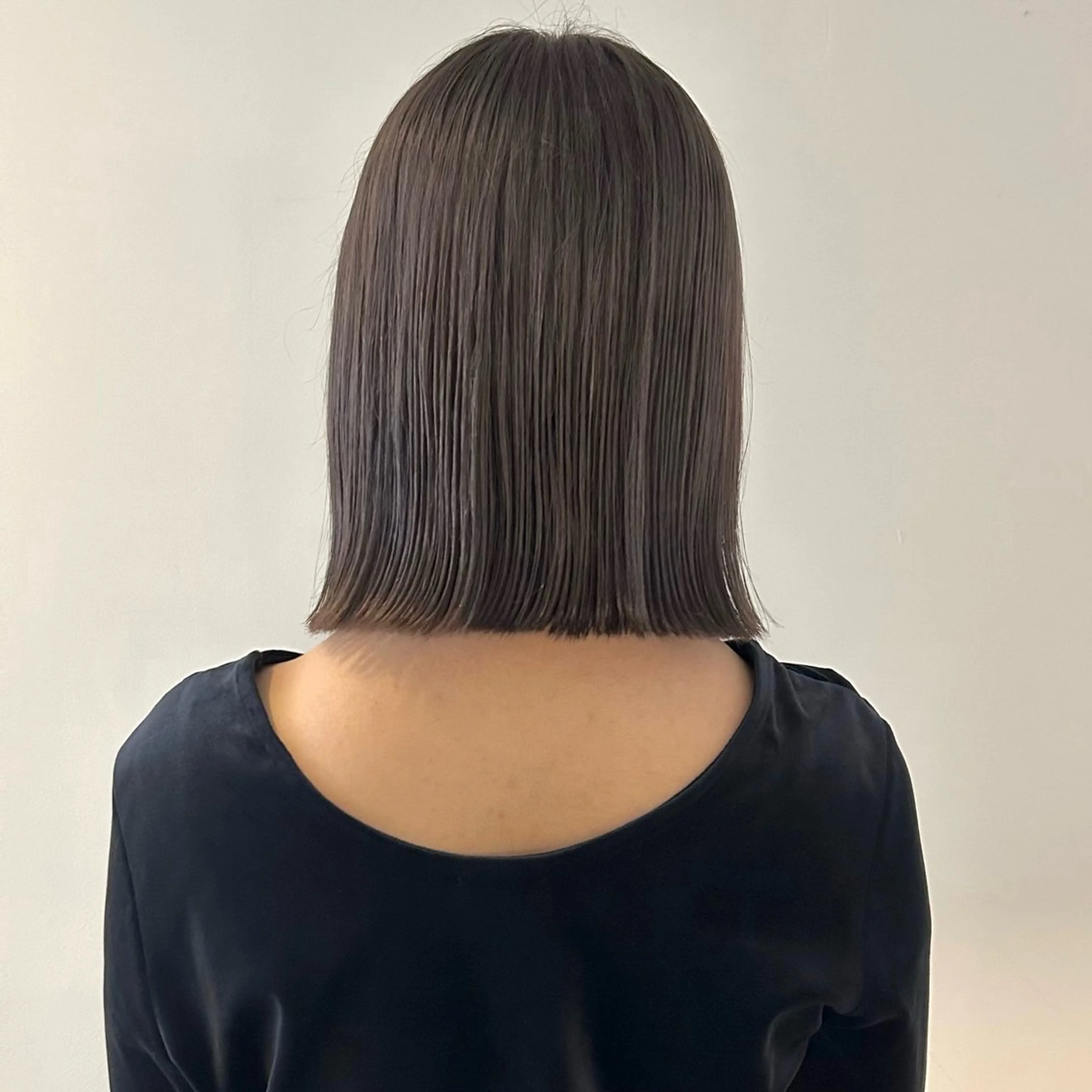 ミディアム カラー ベージュカラー 透明感カラー グレージュ レイヤーカット カット ヘアカラー トリートメント nonoka オリーブ/レイヤーのヘアスタイル