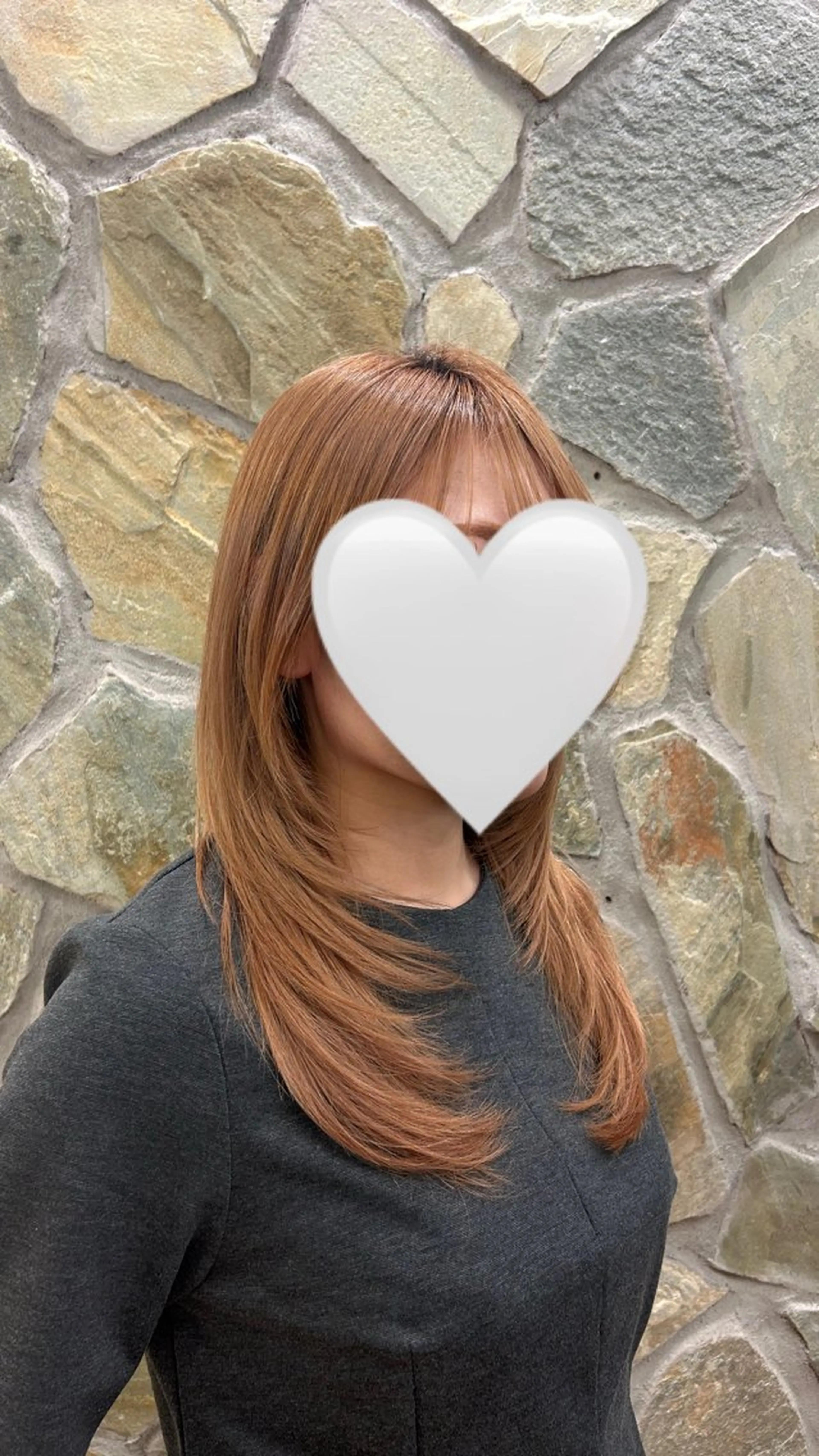 セミロング 青木 しえなのヘアスタイル