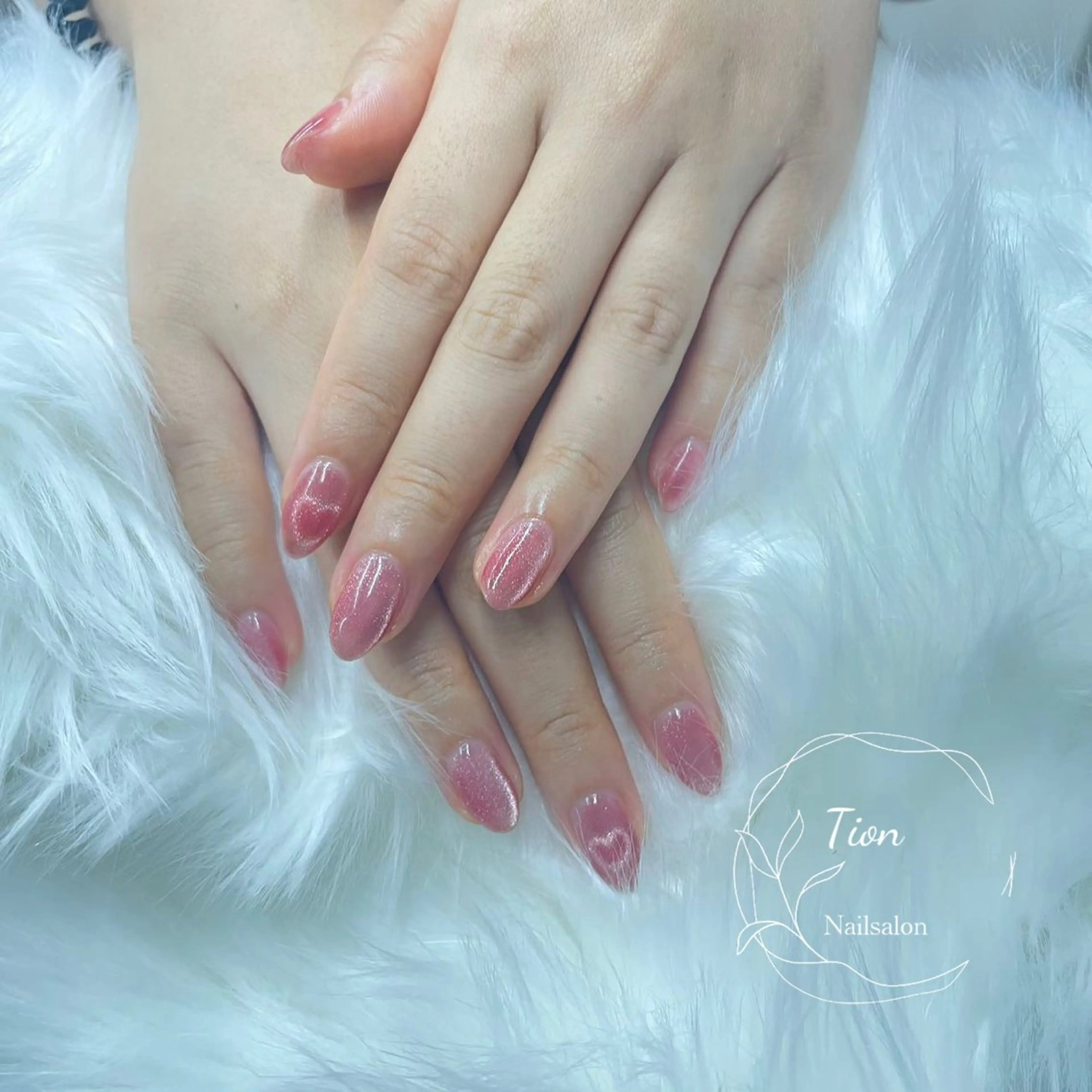 ネイル チークネイル 長さ出し フットネイル フレンチネイル ジェルネイル Nailsalon Tion 横浜西口店のネイルデザイン