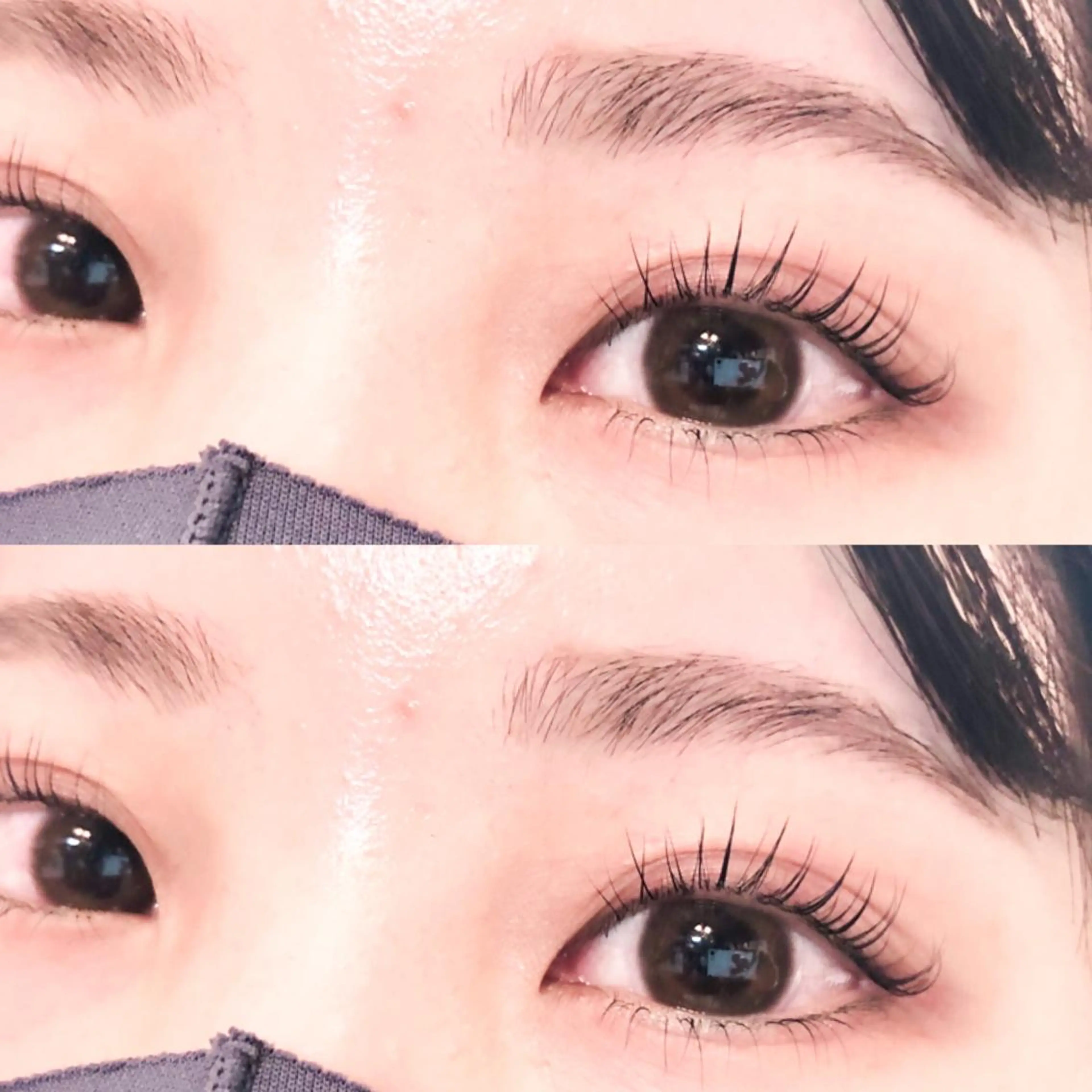 マツエク・マツパ パリジェンヌラッシュリフト まつげパーマ 下まつげエクステ 一重×まつ毛パーマ eyelash&eyebrow Luminous所属・Luminous まつげ&眉毛 専門店のマツエク・マツパデザイン