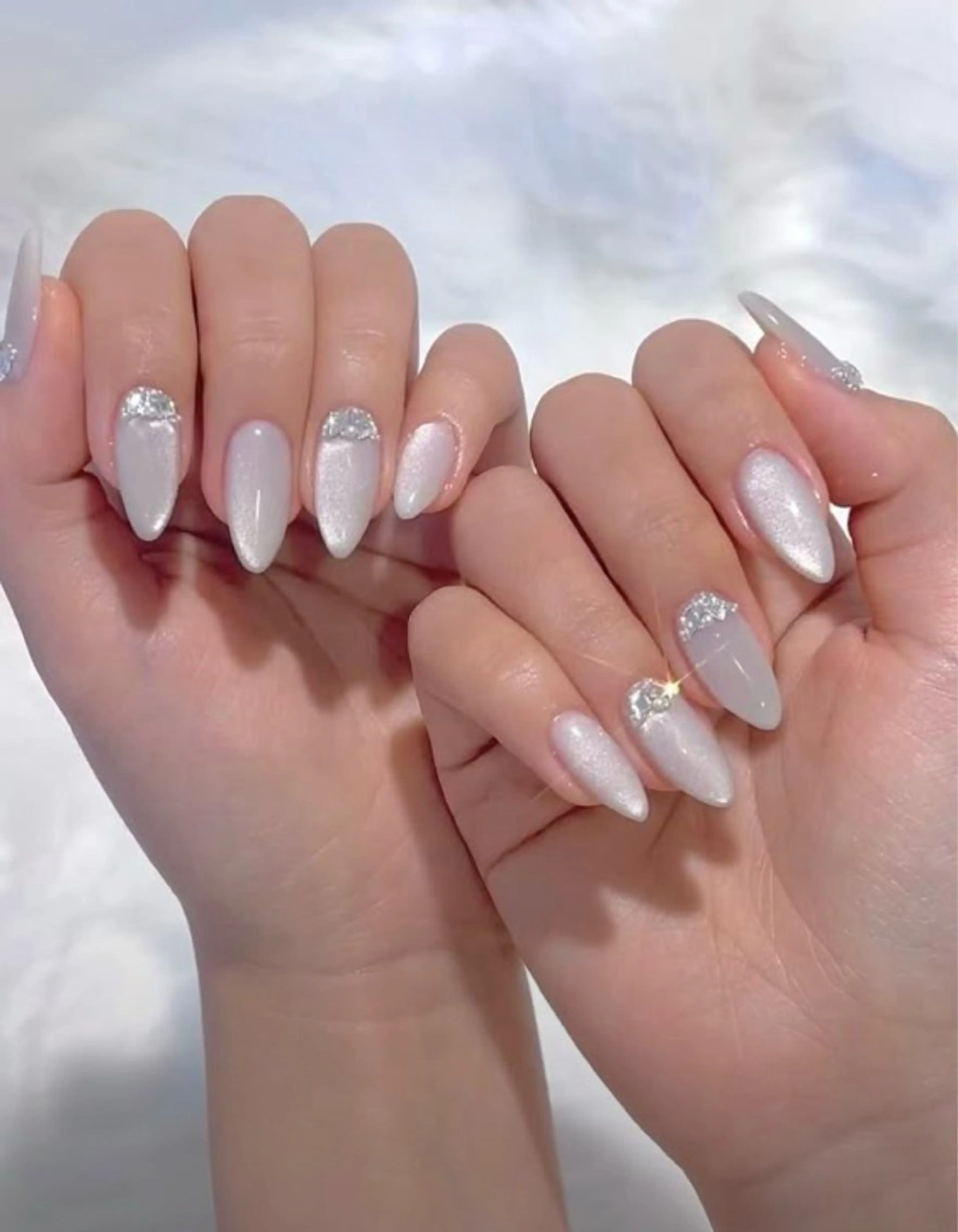 ネイル 韓国ネイル 持ち込み ニュアンスネイル ネイルチップ ハンドネイル TABI ANA.CHUOのネイルデザイン