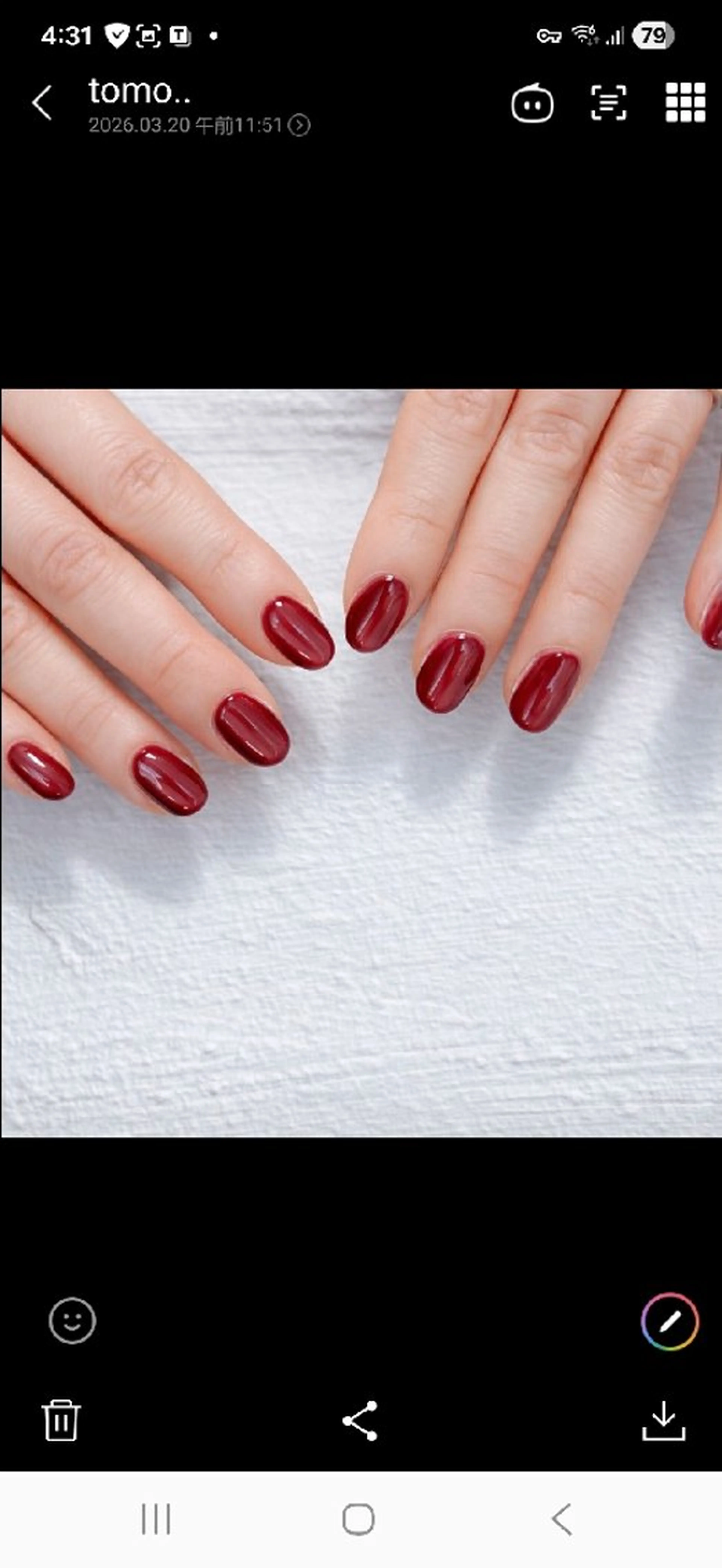 ネイル ハンドネイル T.NAIL所属・山田 みこのネイルデザイン