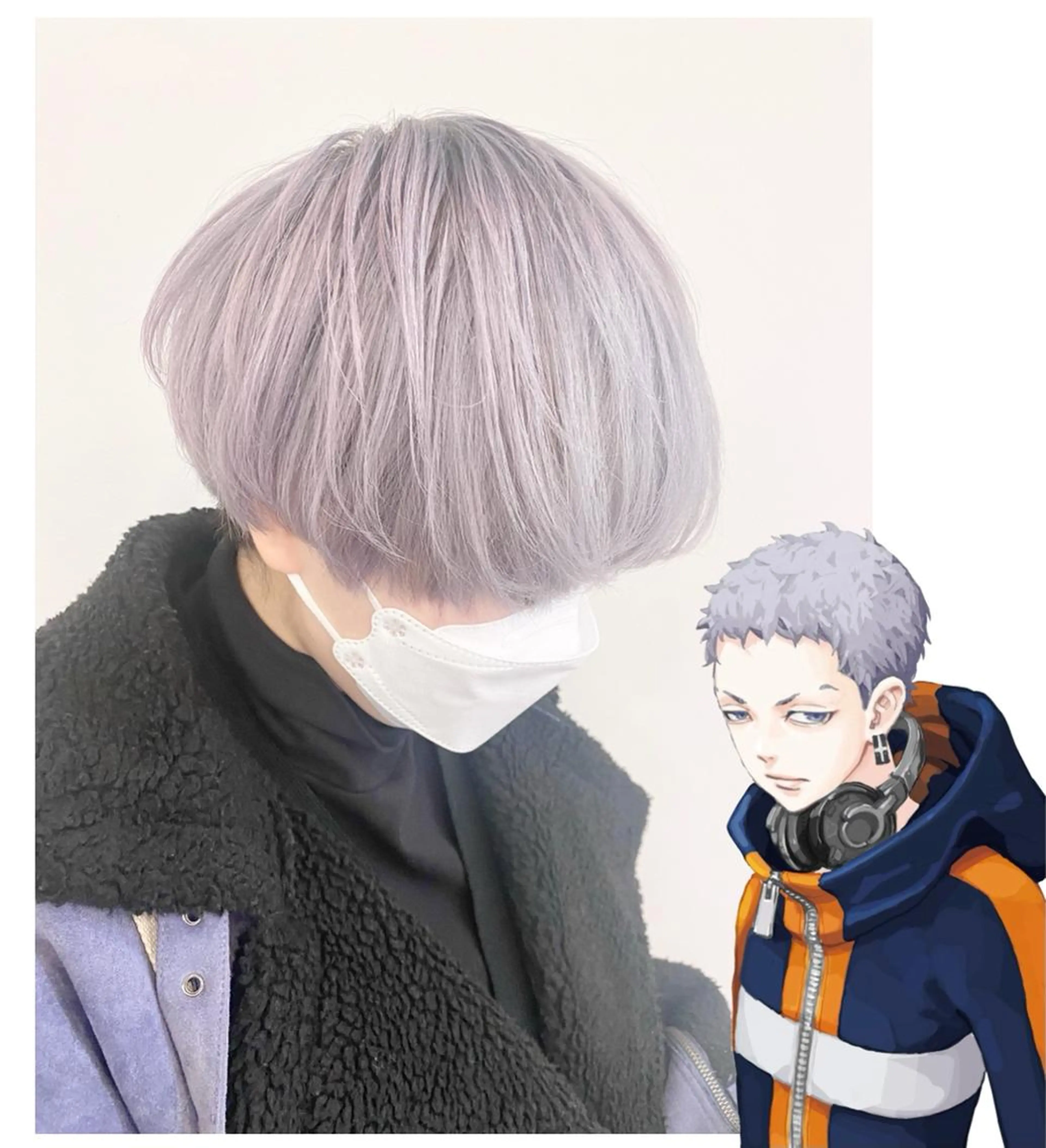 ショート カラー TSUNO🦖 派手髪/オタク美容師のヘアスタイル