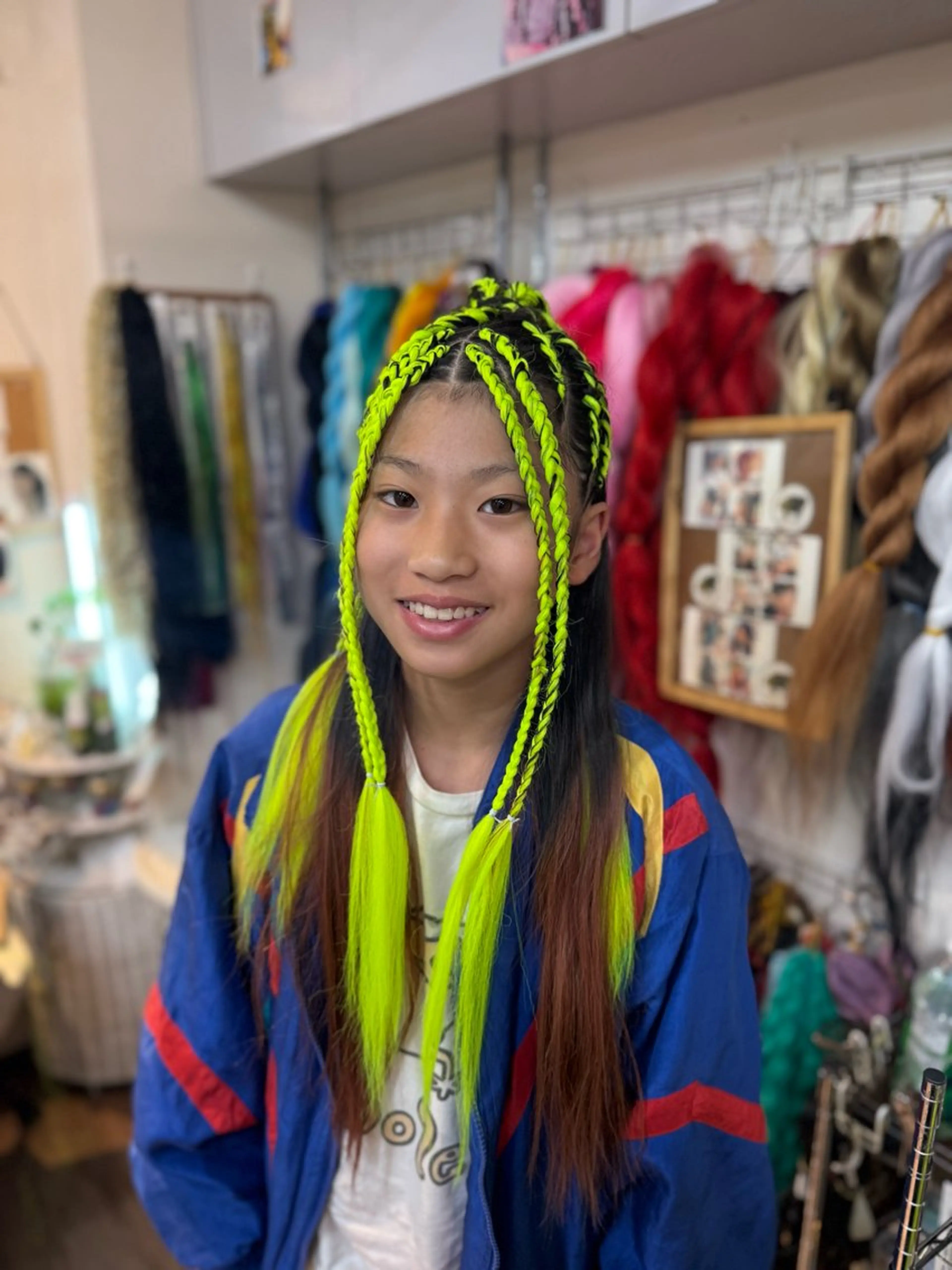 ロング ヘアアレンジ キッズ エクステ scamp所属・scamp⭐️ さくらのヘアスタイル