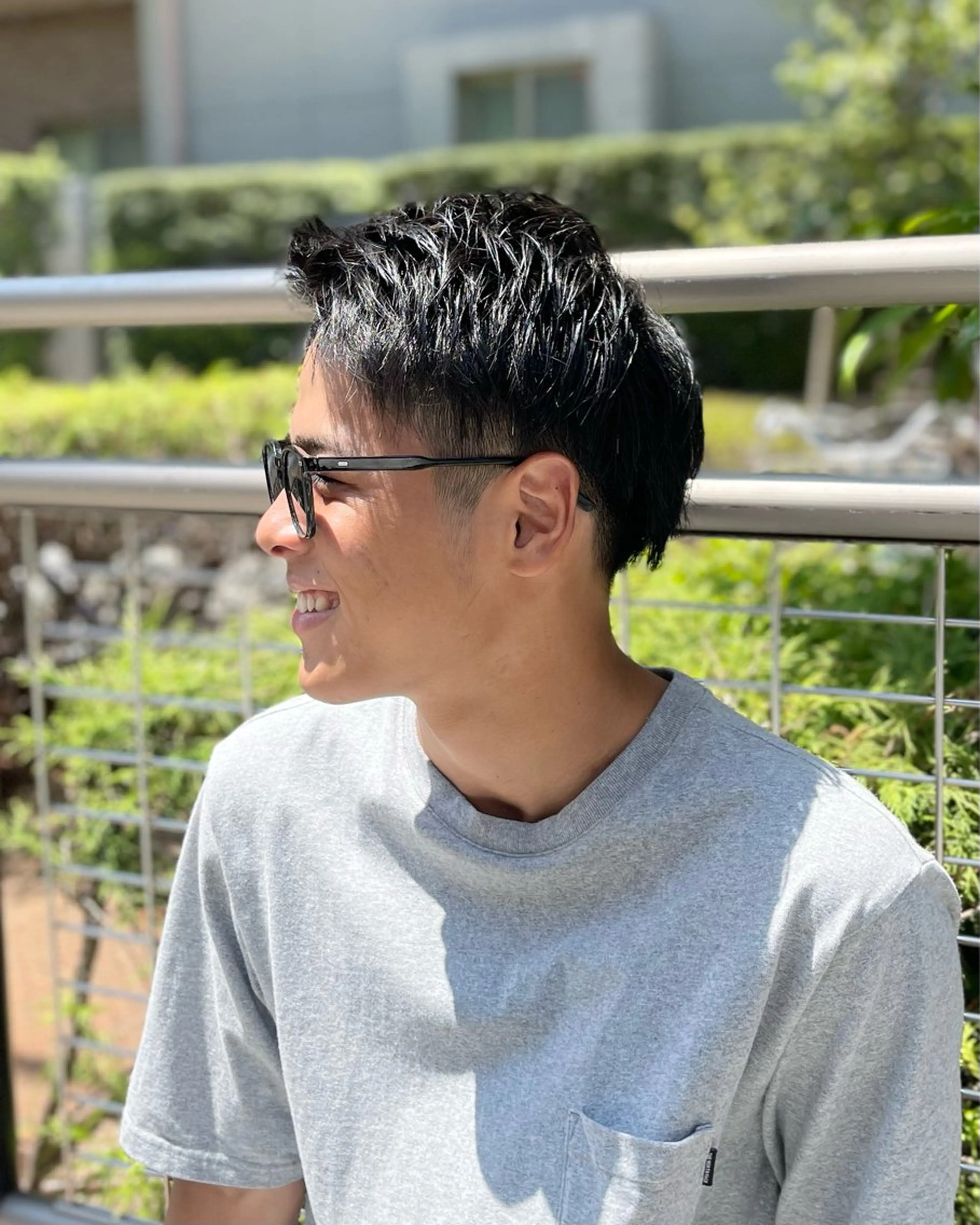 ショート 天王寺で1番人気の フェード師/大野尋哉のヘアスタイル