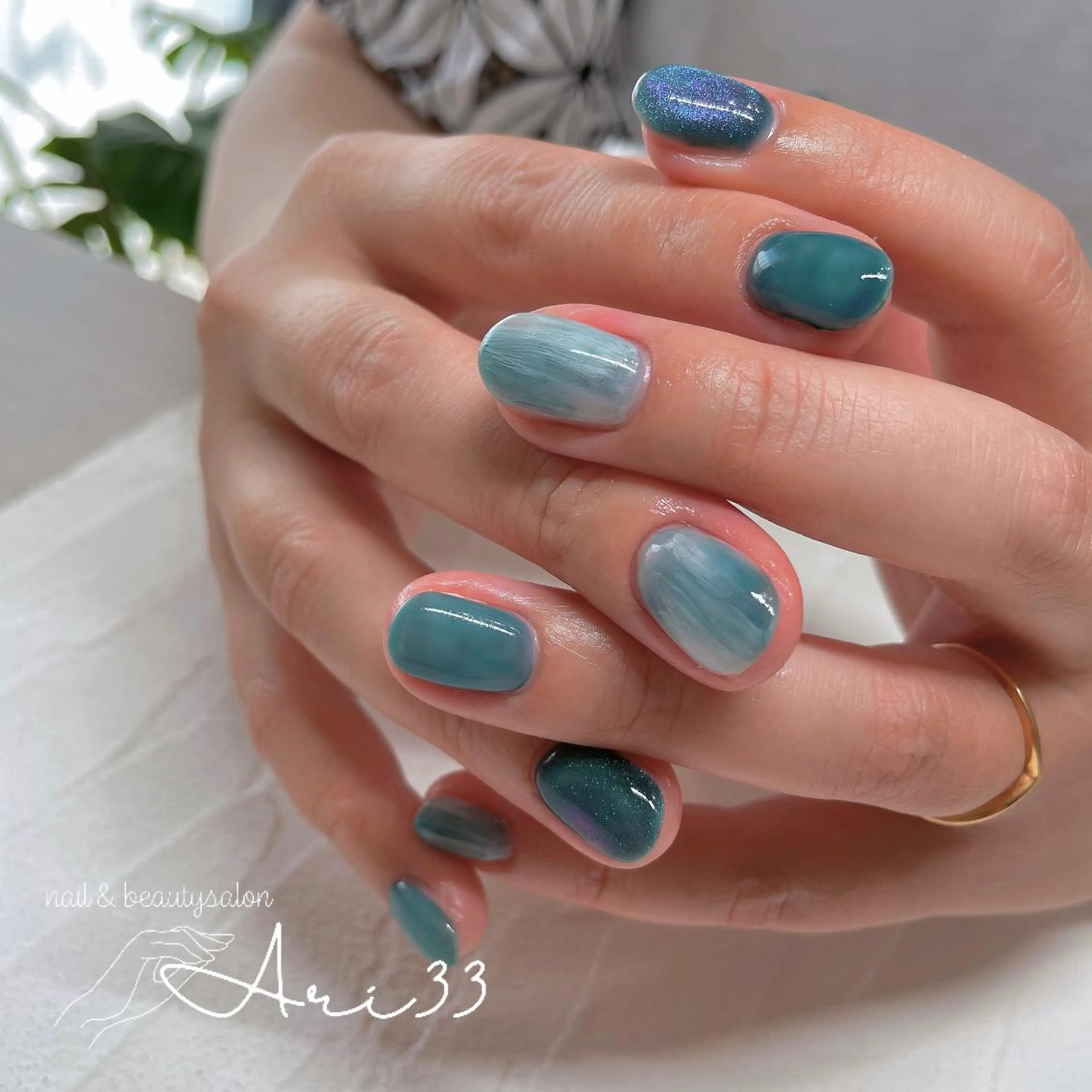 ネイル ハンドネイル プライベートサロン Ari33nailのネイルデザイン