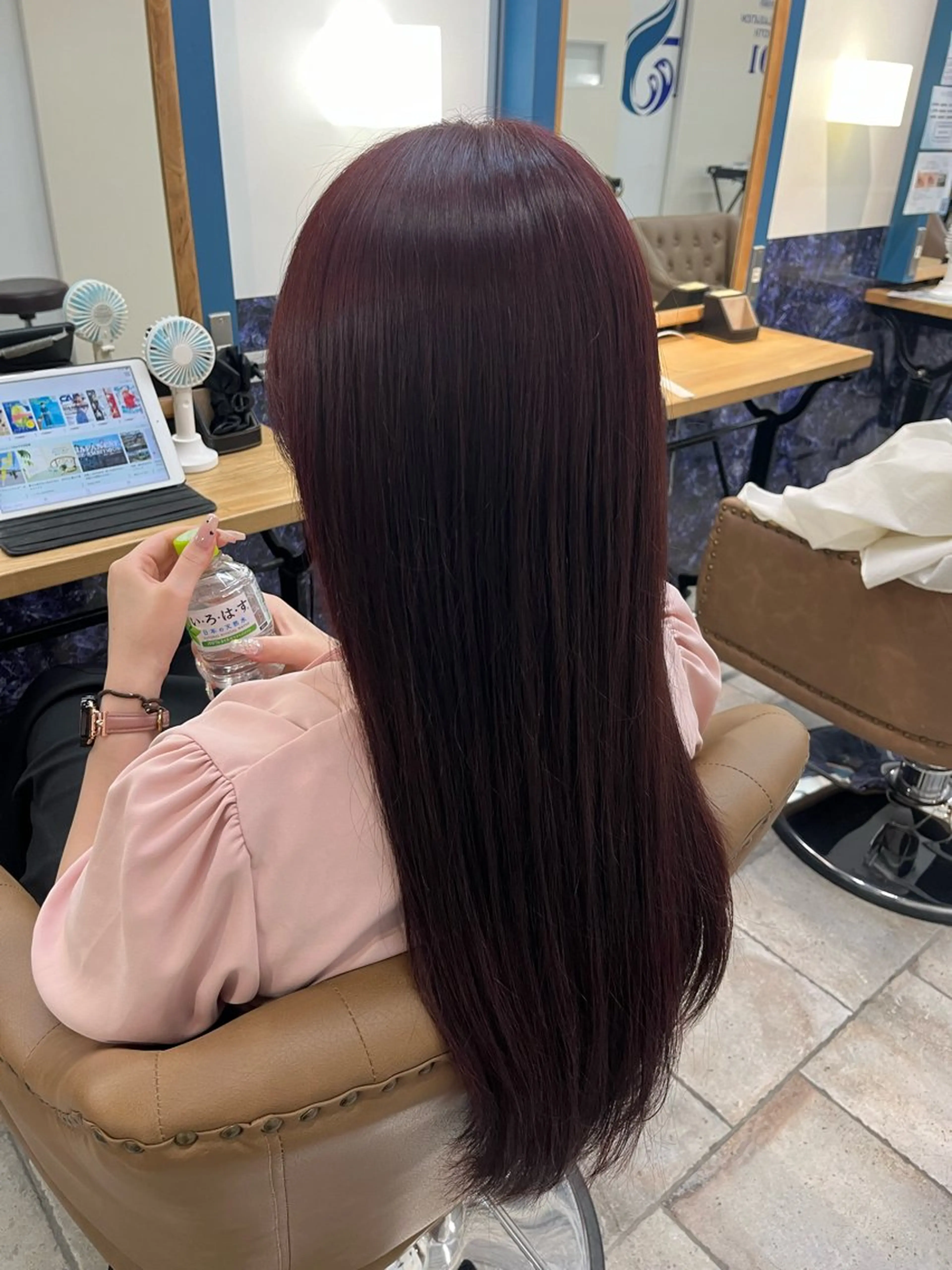 ロング カラー ブラウンカラー カラー/アイリスト 麻優のヘアスタイル