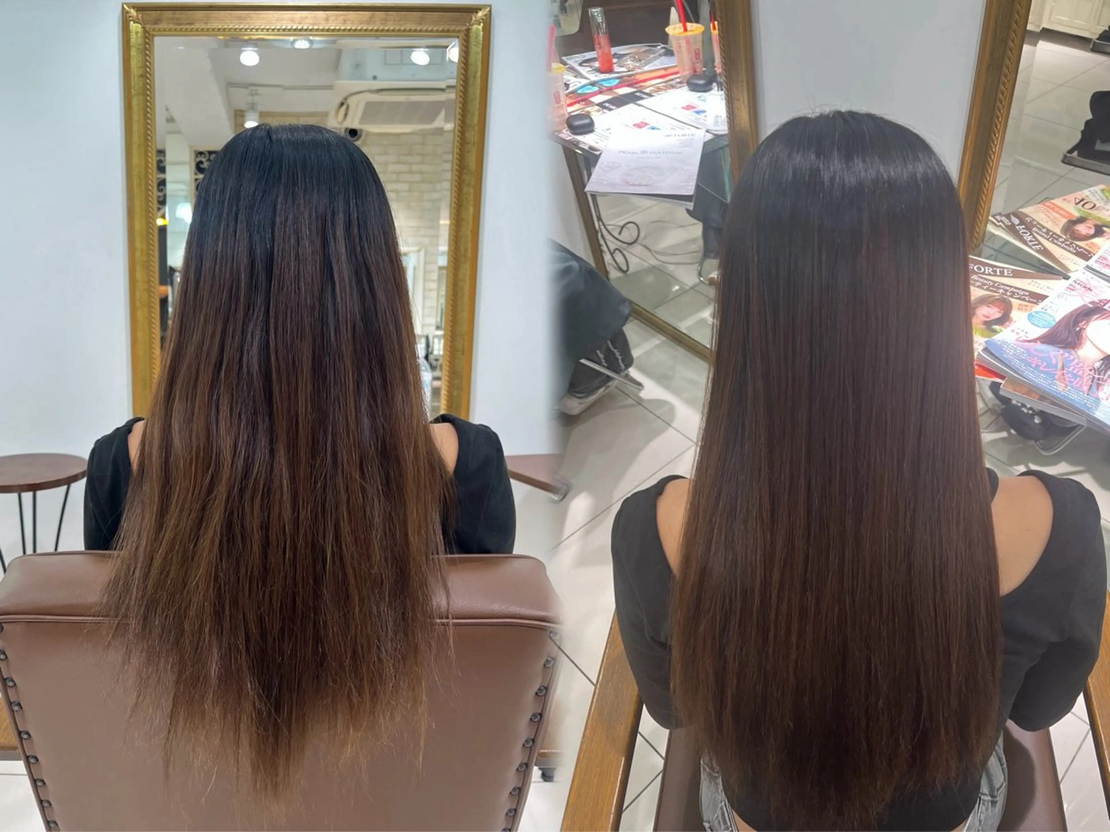 ロング 縮毛矯正 縮毛矯正 巻ける🫧縮毛矯正 💞はな🎀のヘアスタイル