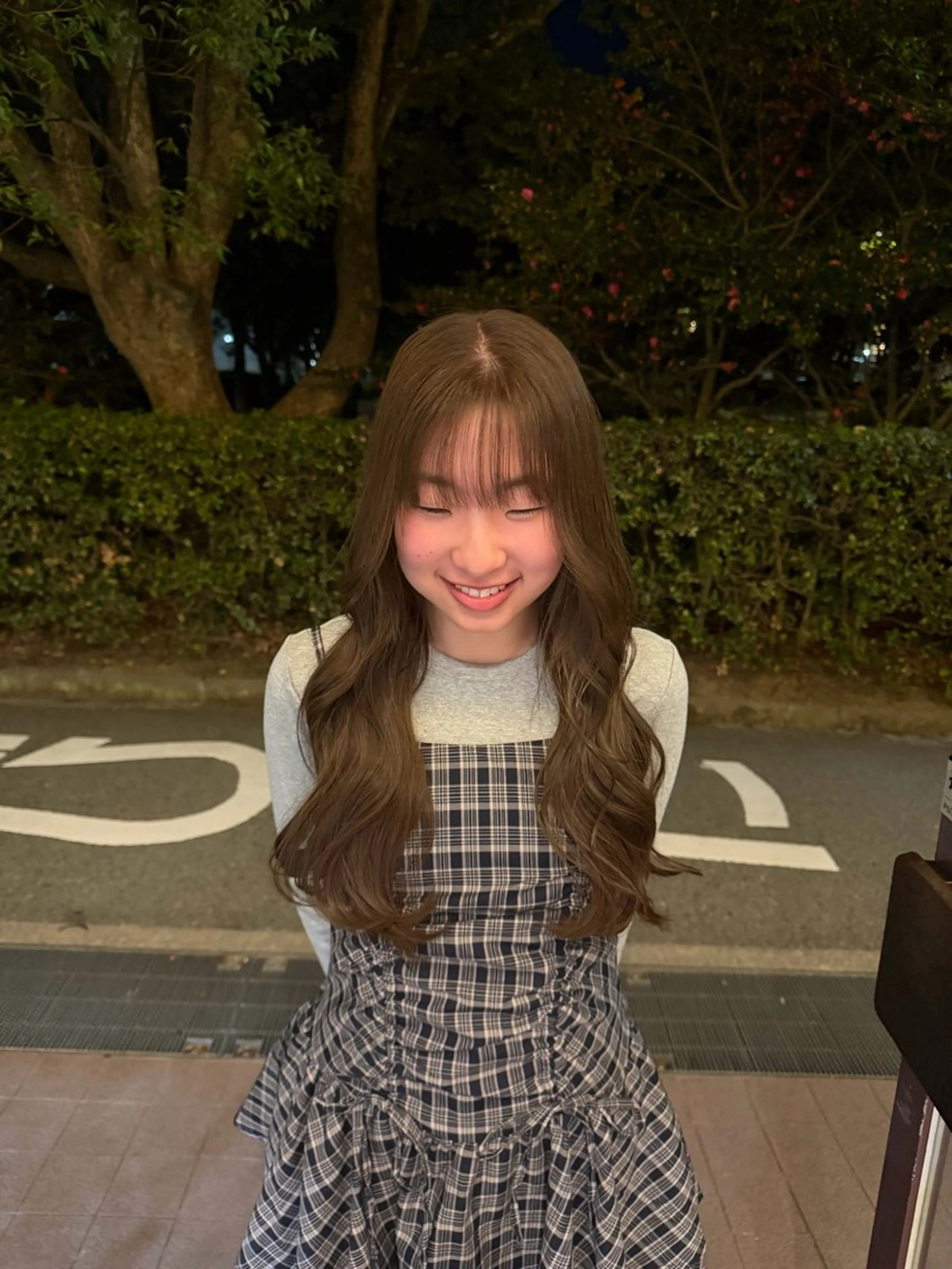 カラー YOKE 桃山台 SAKI♩ ܸのヘアスタイル