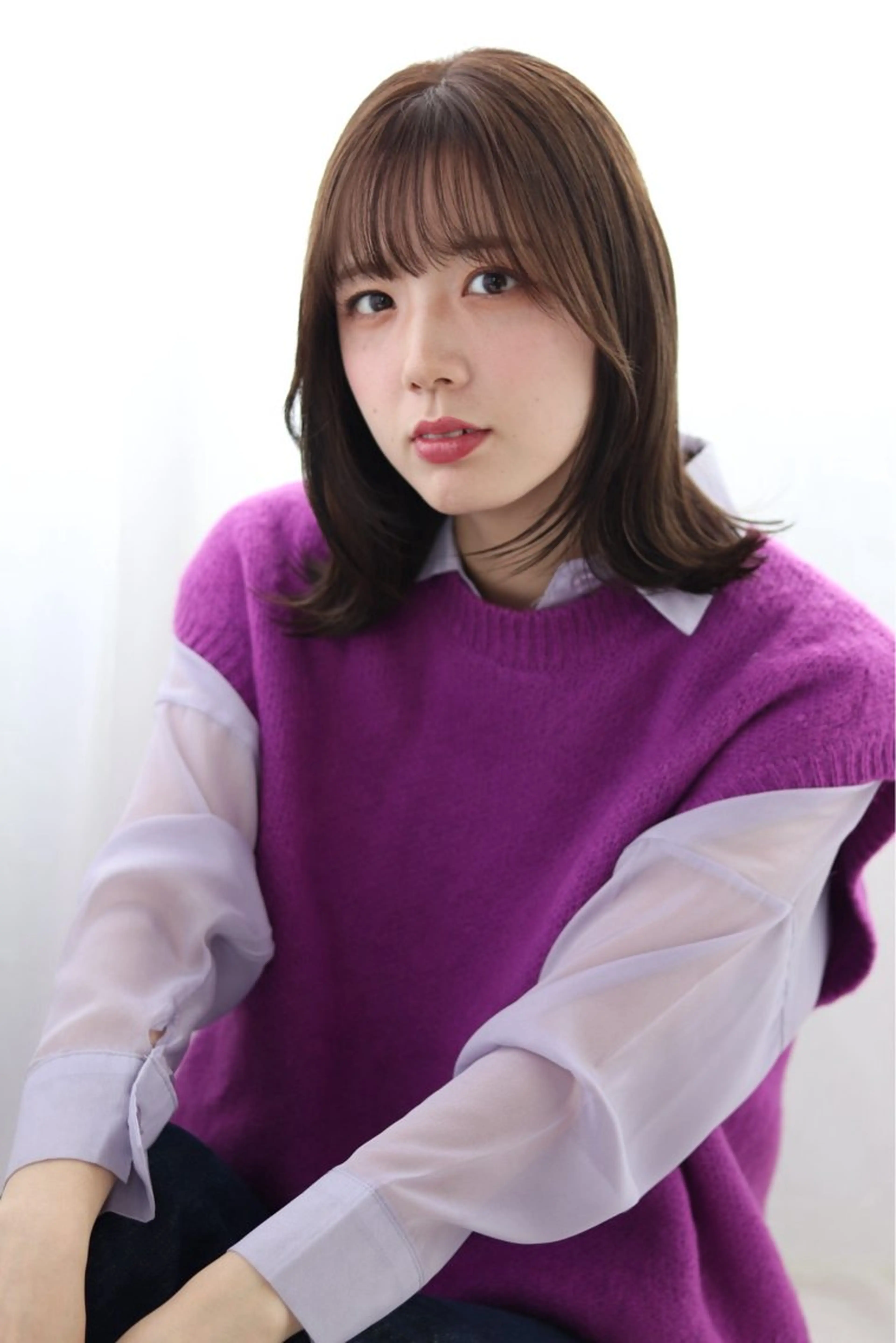 ミディアム ミディアム ✂️林　菜々美のヘアスタイル