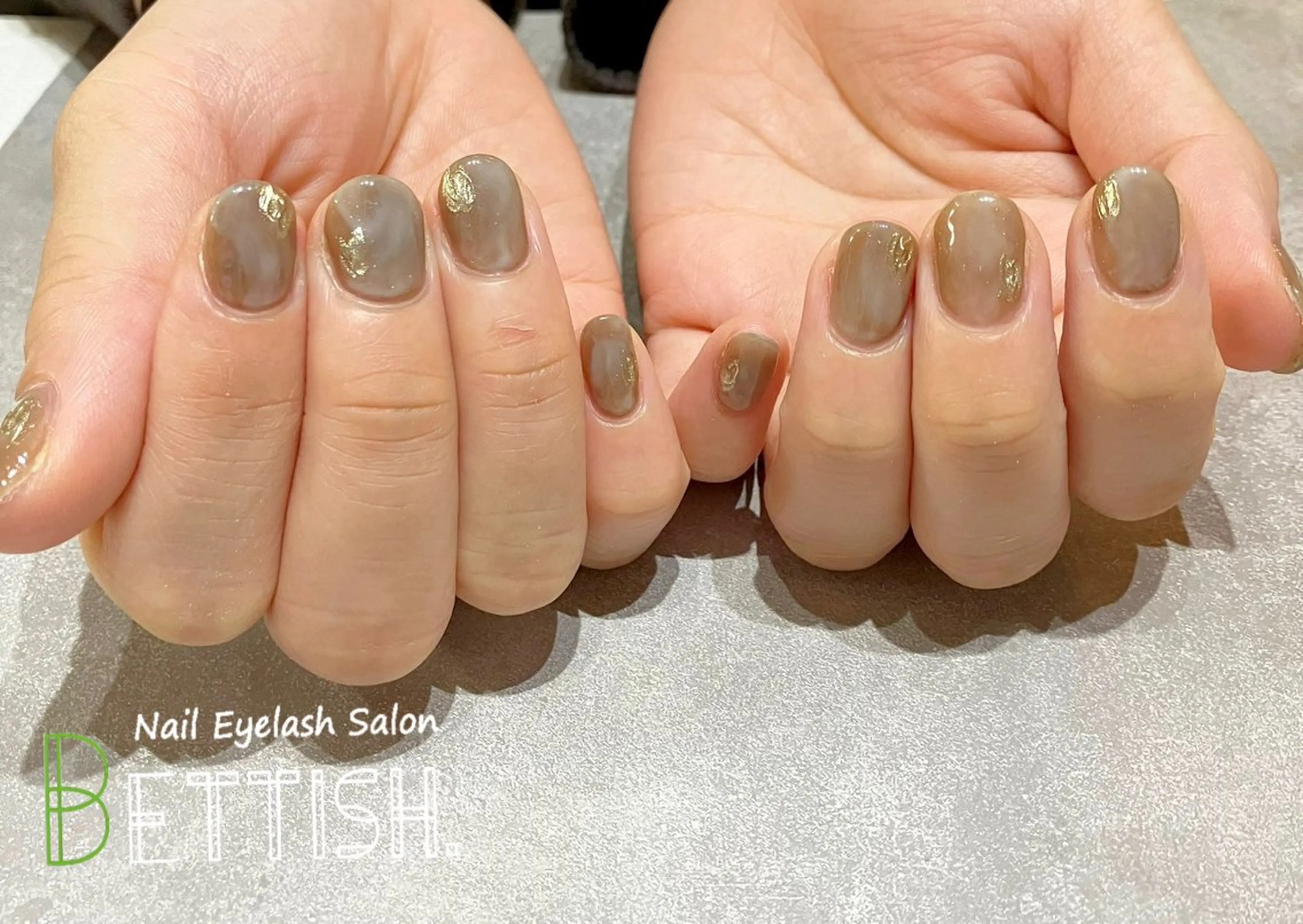 ネイル ブラウン ハンドネイル BETTISH. KUMIKO☺︎︎のネイルデザイン