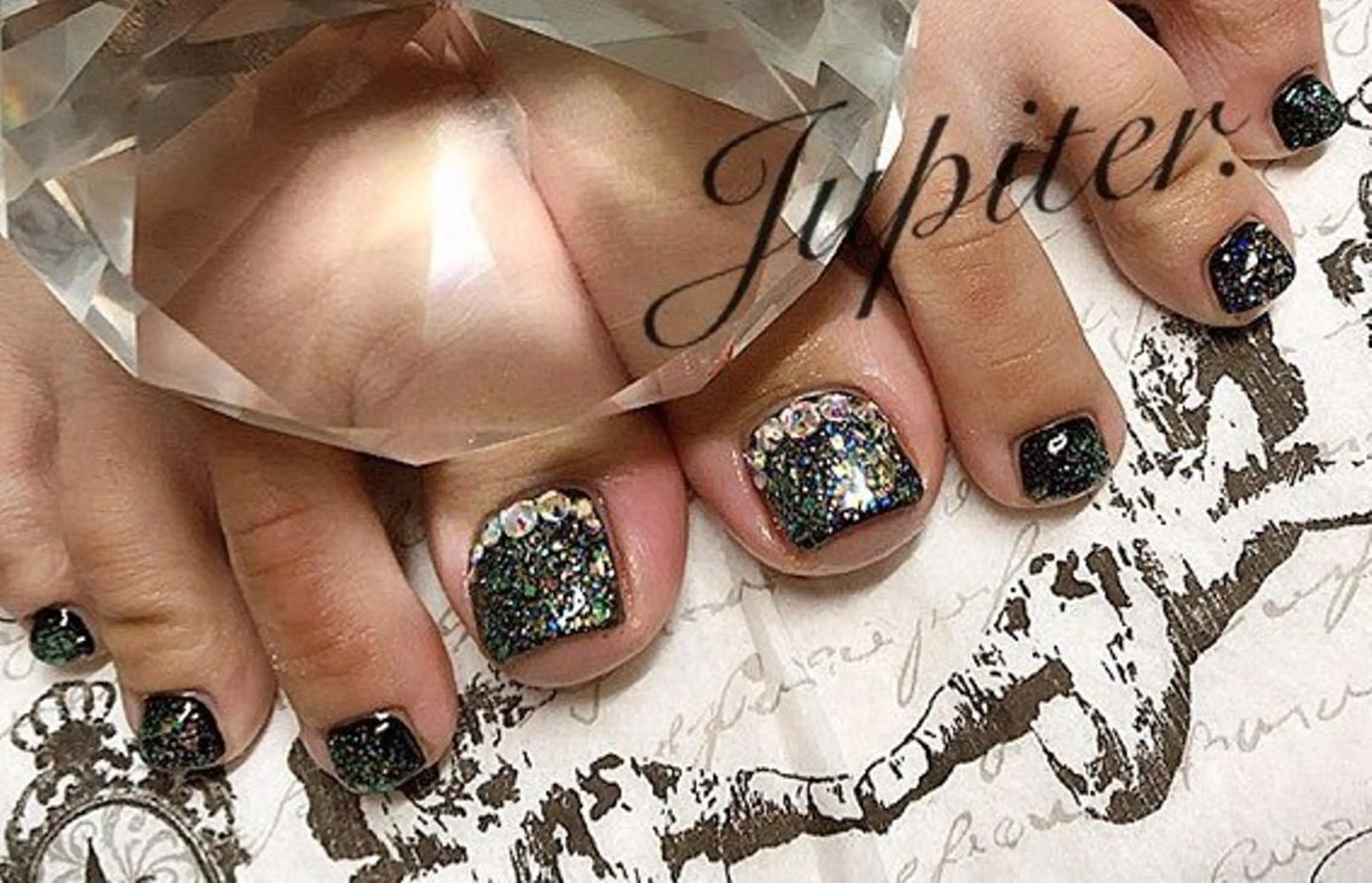 ネイル フットネイル フットネイル PrivateSalon Jupiter所属・Jupiter .のネイルデザイン