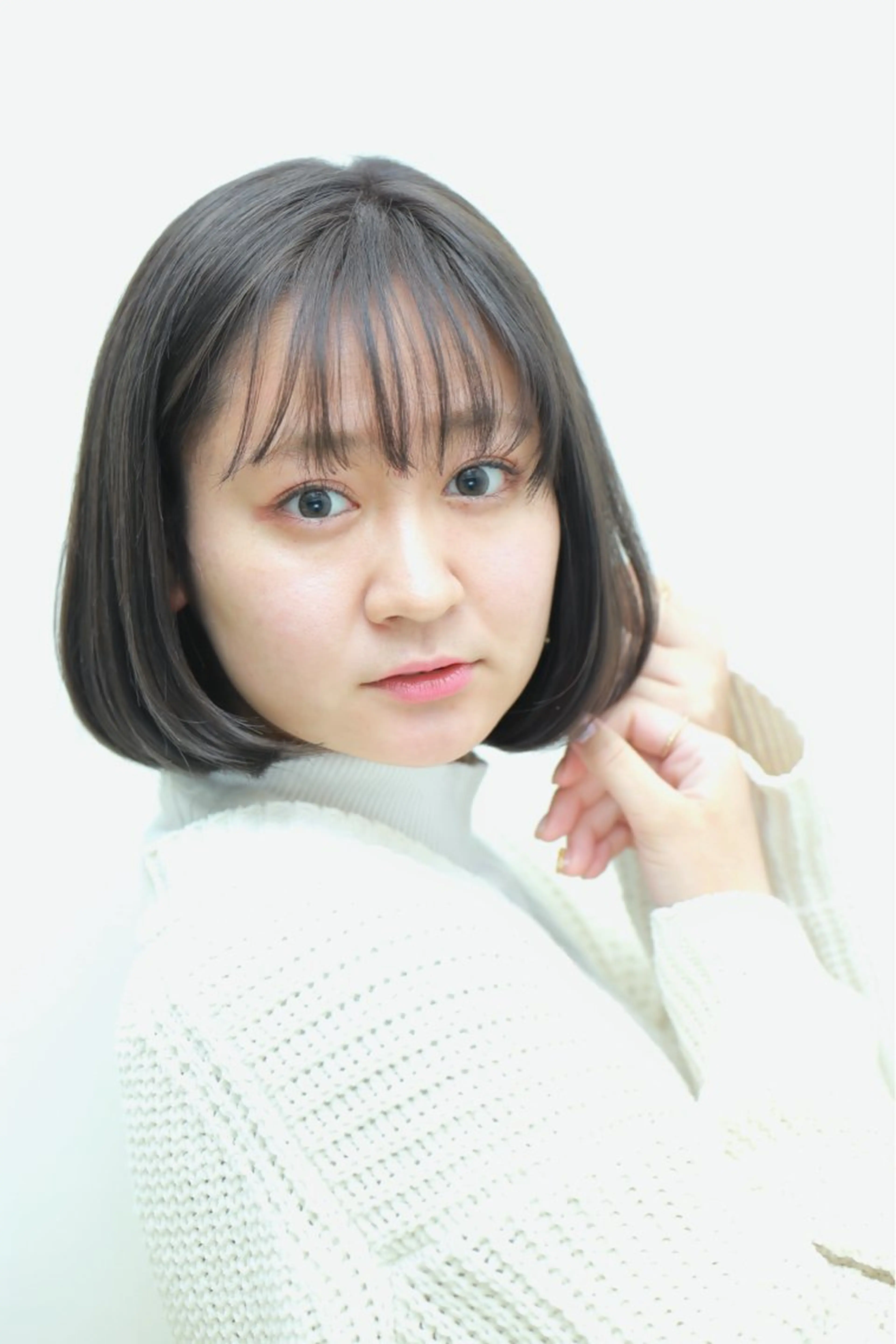 ショート カラー グレージュ ボブ Uni_Une所属・佐野 寛のヘアスタイル