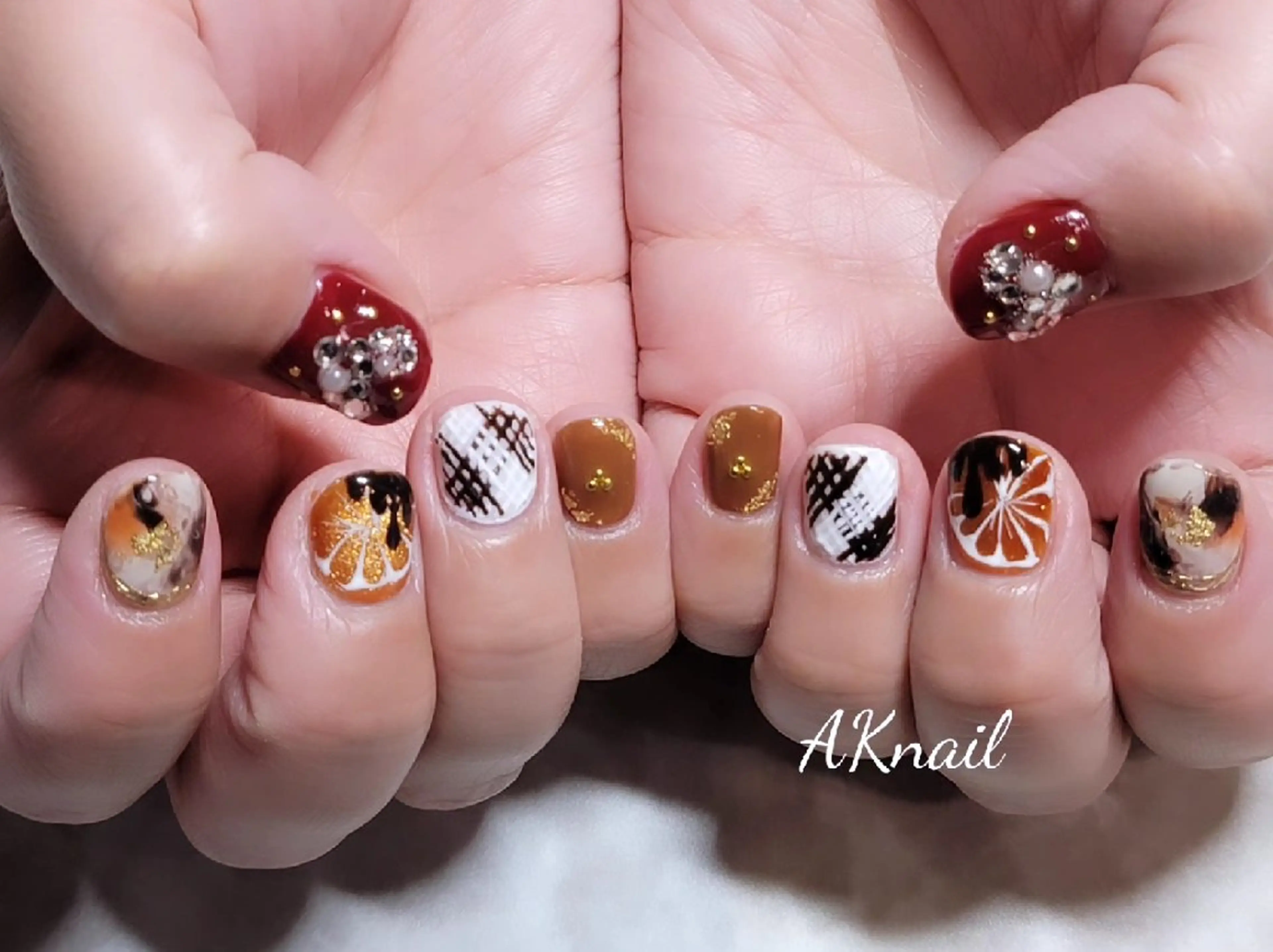 ネイル 持ち込み ネイル&巻き爪サロン 　AKnailのネイルデザイン