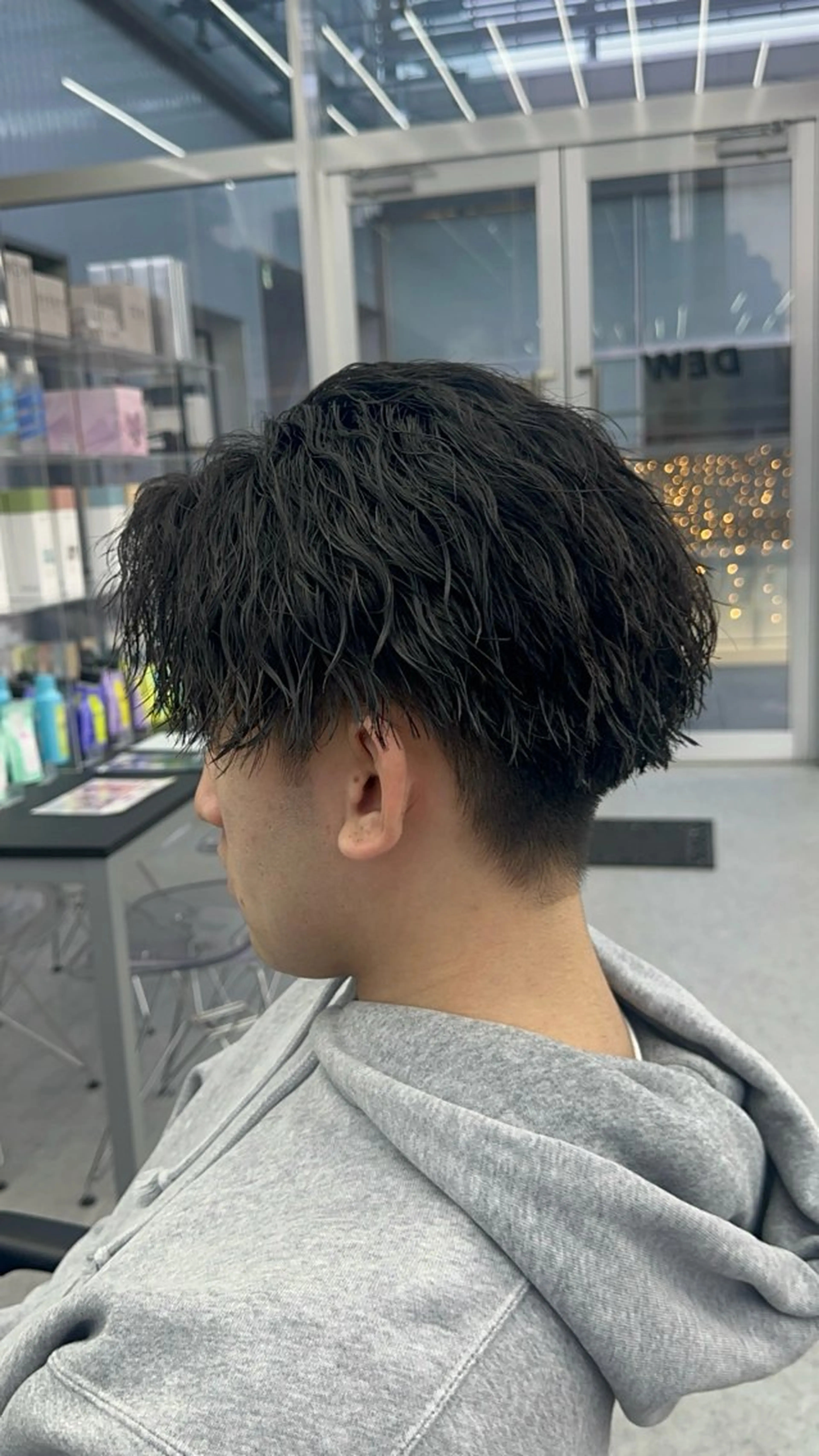 ショート パーマ メンズ カット パーマ DEW SHUNSUKEのヘアスタイル