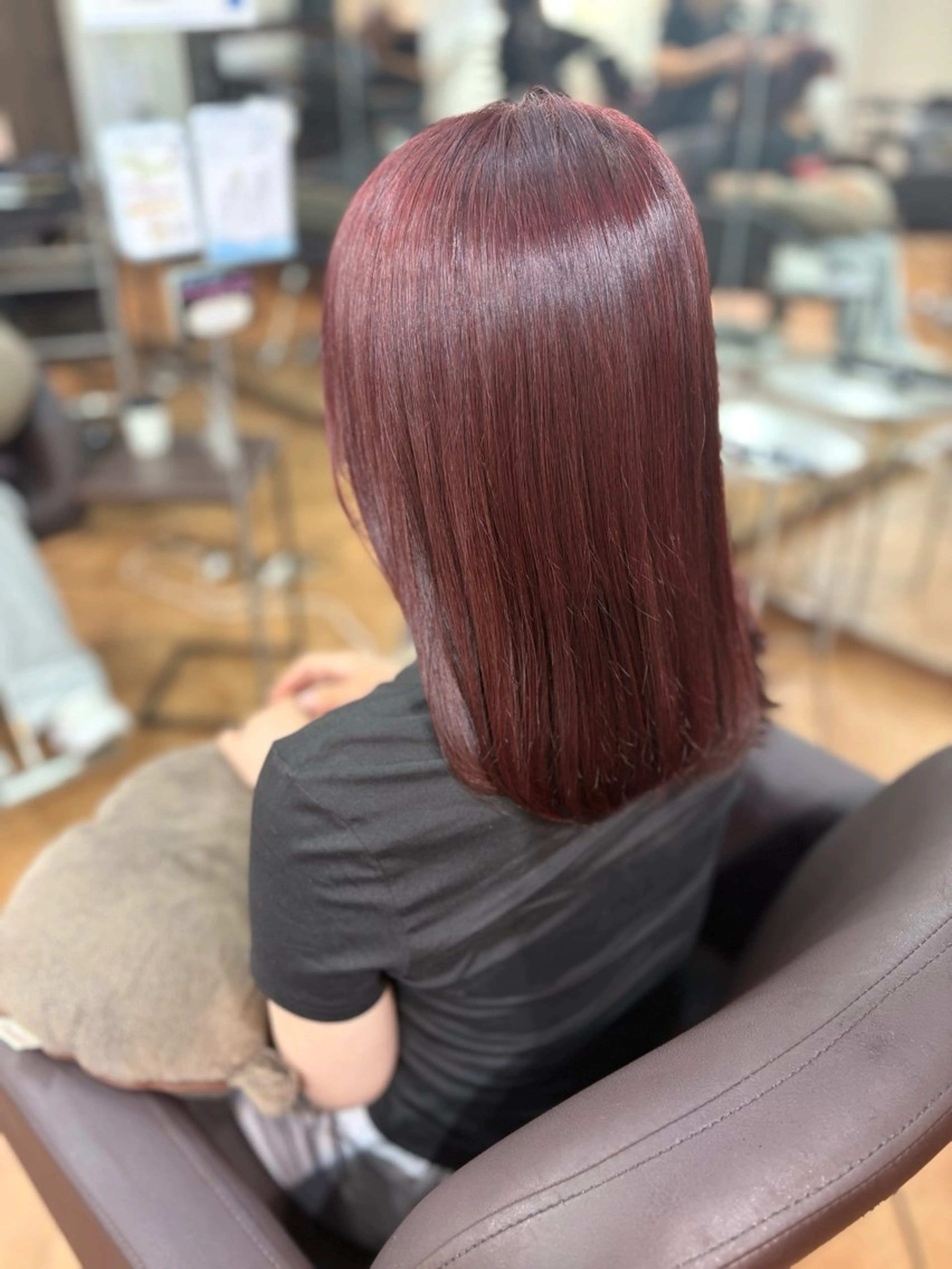 ミディアム ヘアカラー 🍒Ayana🍒 艶カラー🍒のヘアスタイル