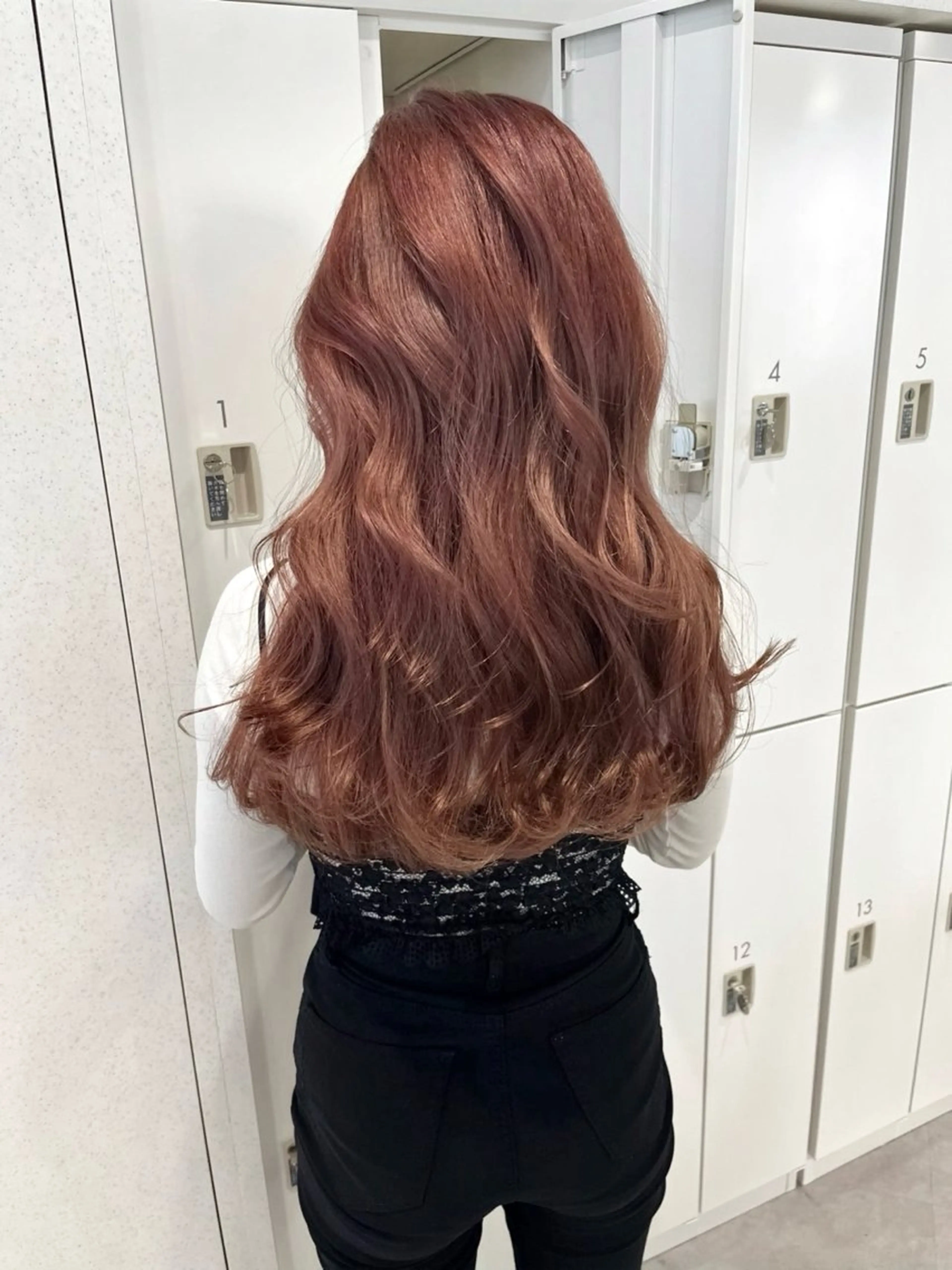 ロング カラー カット ヘアカラー トリートメント 韓国ハッシュカット/ 新宿/髪質改善/岡崎のヘアスタイル