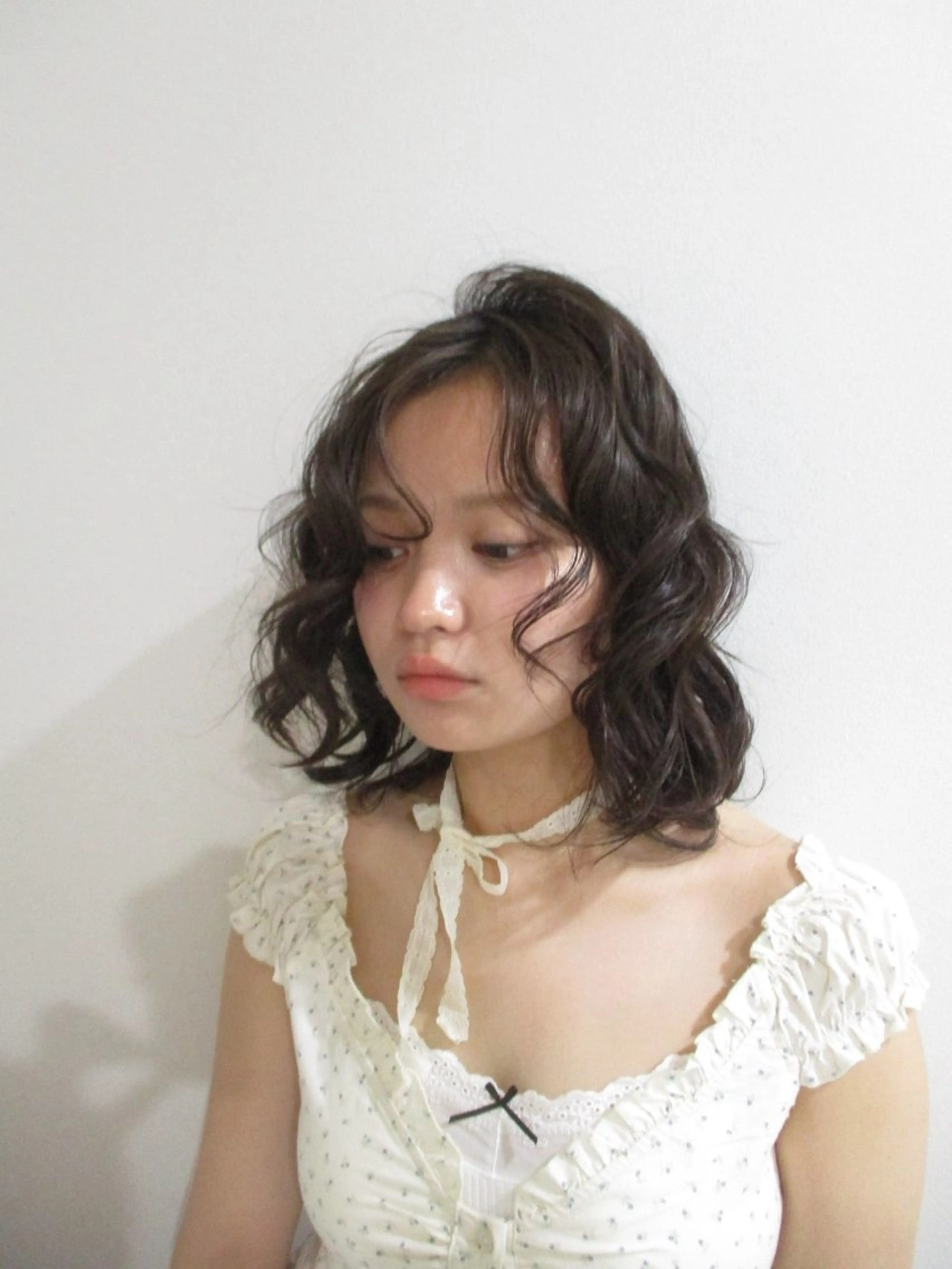 ショート カラー ヘアアレンジ mico / tete🦢🤎のヘアスタイル