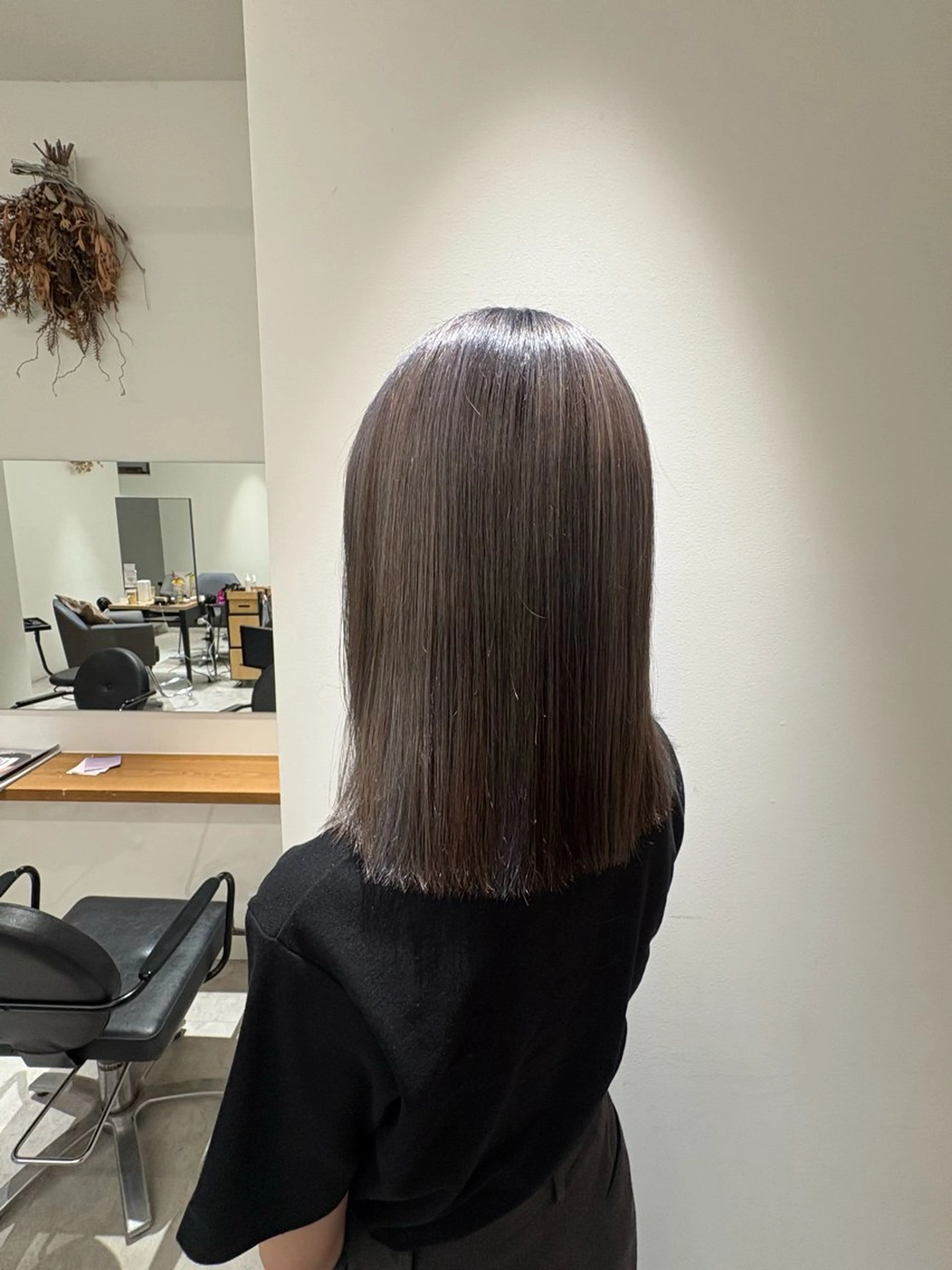 ミディアム ヘアカラー トヨダ シノ🐰🌸のヘアスタイル