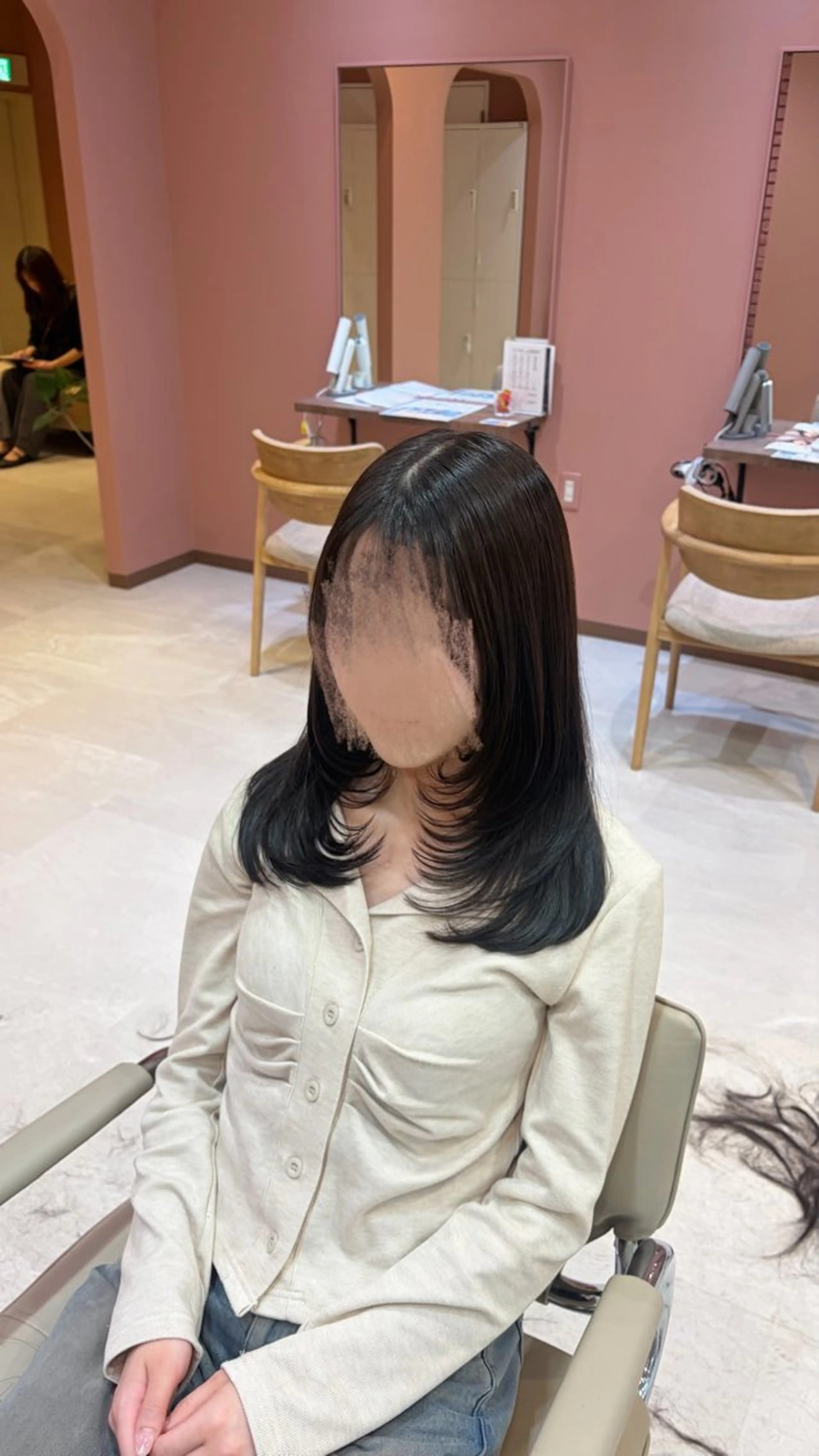 ミディアム カラー カット ヘアカラー 聖菜/ hina /レイヤー/艶カラーのヘアスタイル