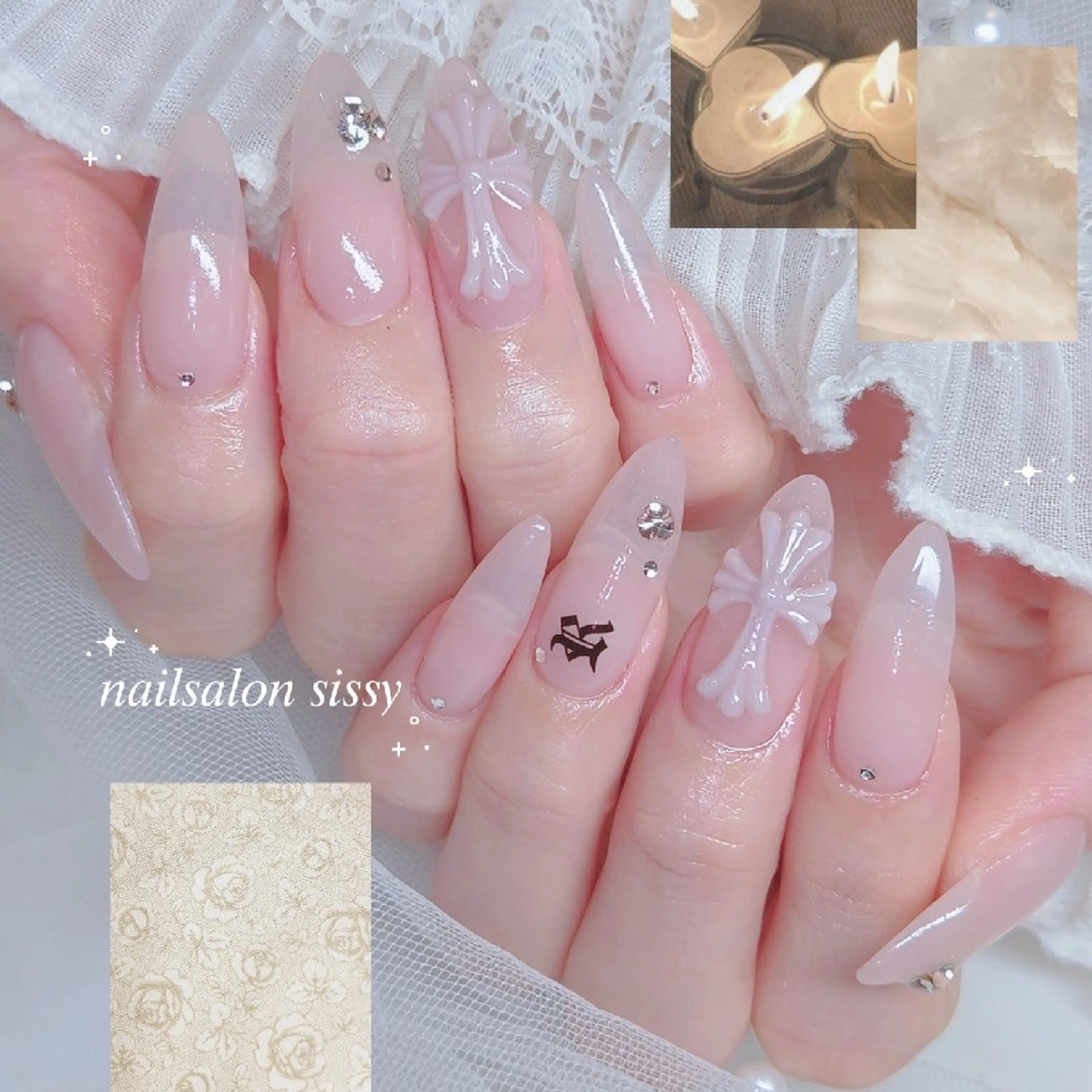 ネイル シンプルネイル ハンドネイル sissy hatsuneのネイルデザイン