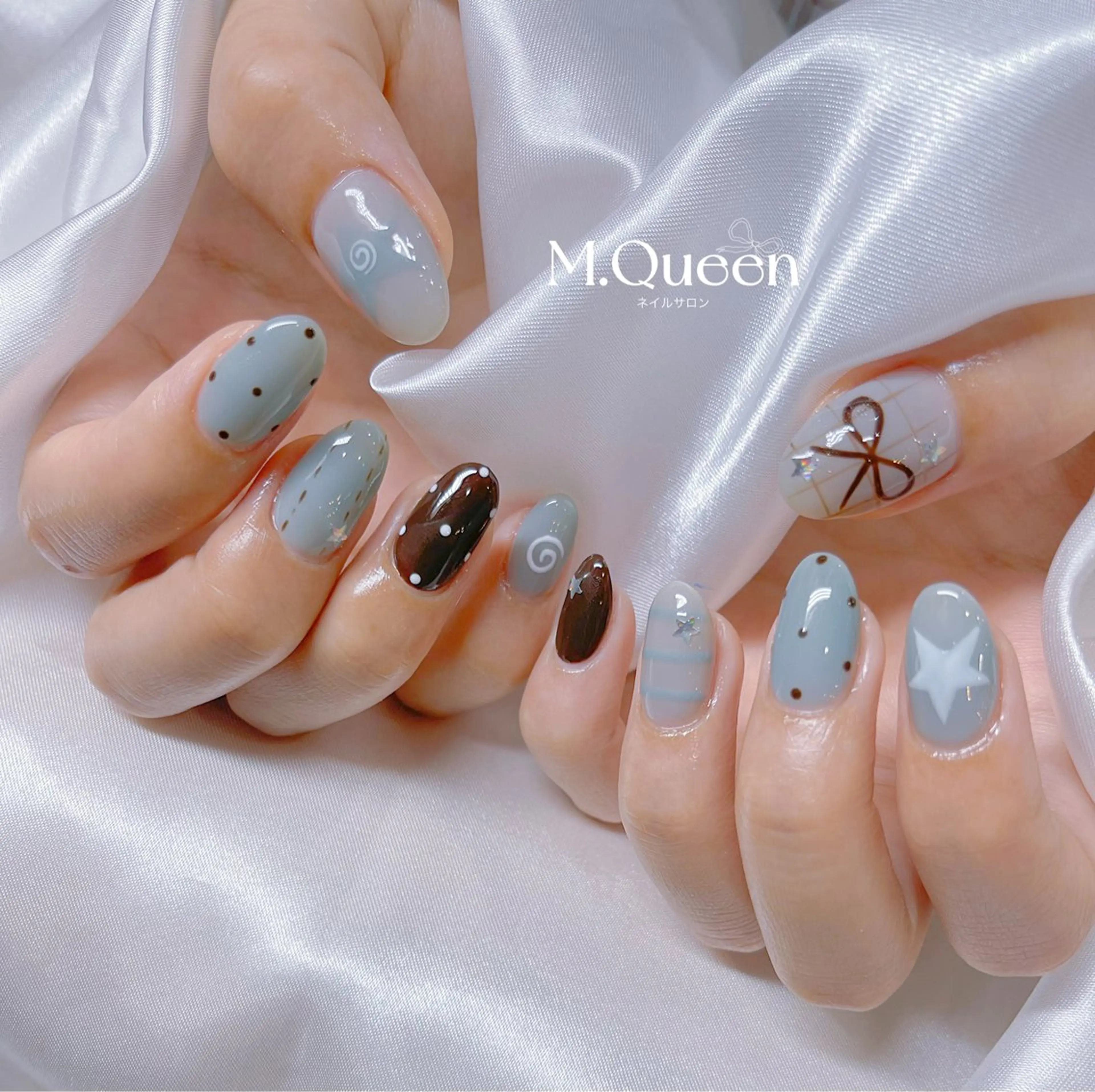 ネイル MQueen ネイルサロンマルのネイルデザイン