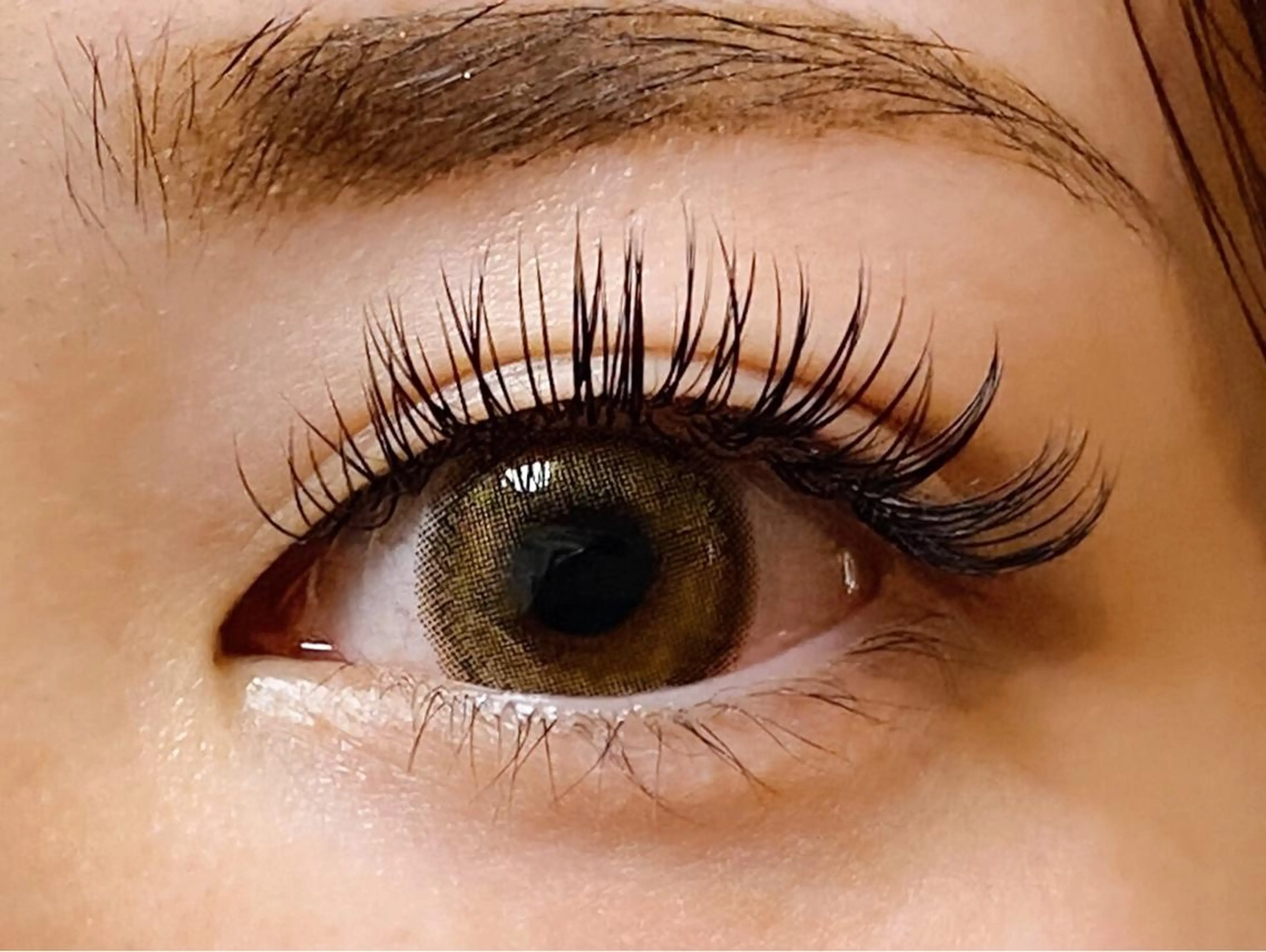 【フラットラッシュ　160本　オフ込み】5900円　ブラウンに変更＋500円で可能の写真